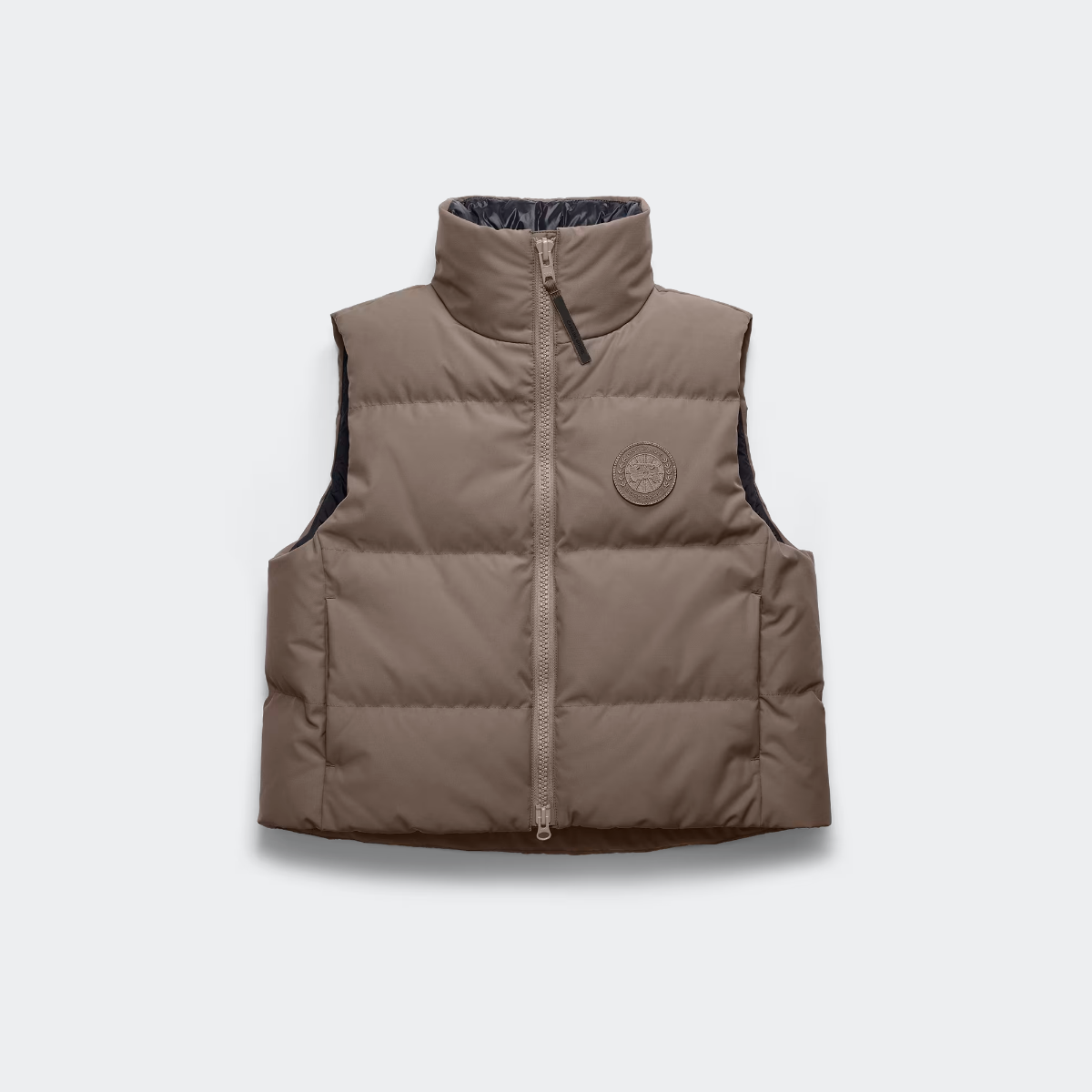 Canada Goose Veste sans manches courte Grandview Tonal Disc Femmes Taupe Grey G 695 €