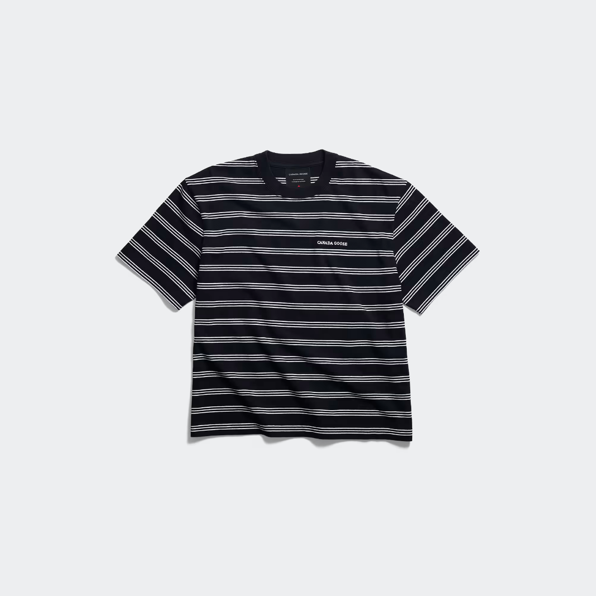 Canada Goose T-shirt Roam ray Femmes Black Talbot Stripe P 250 €