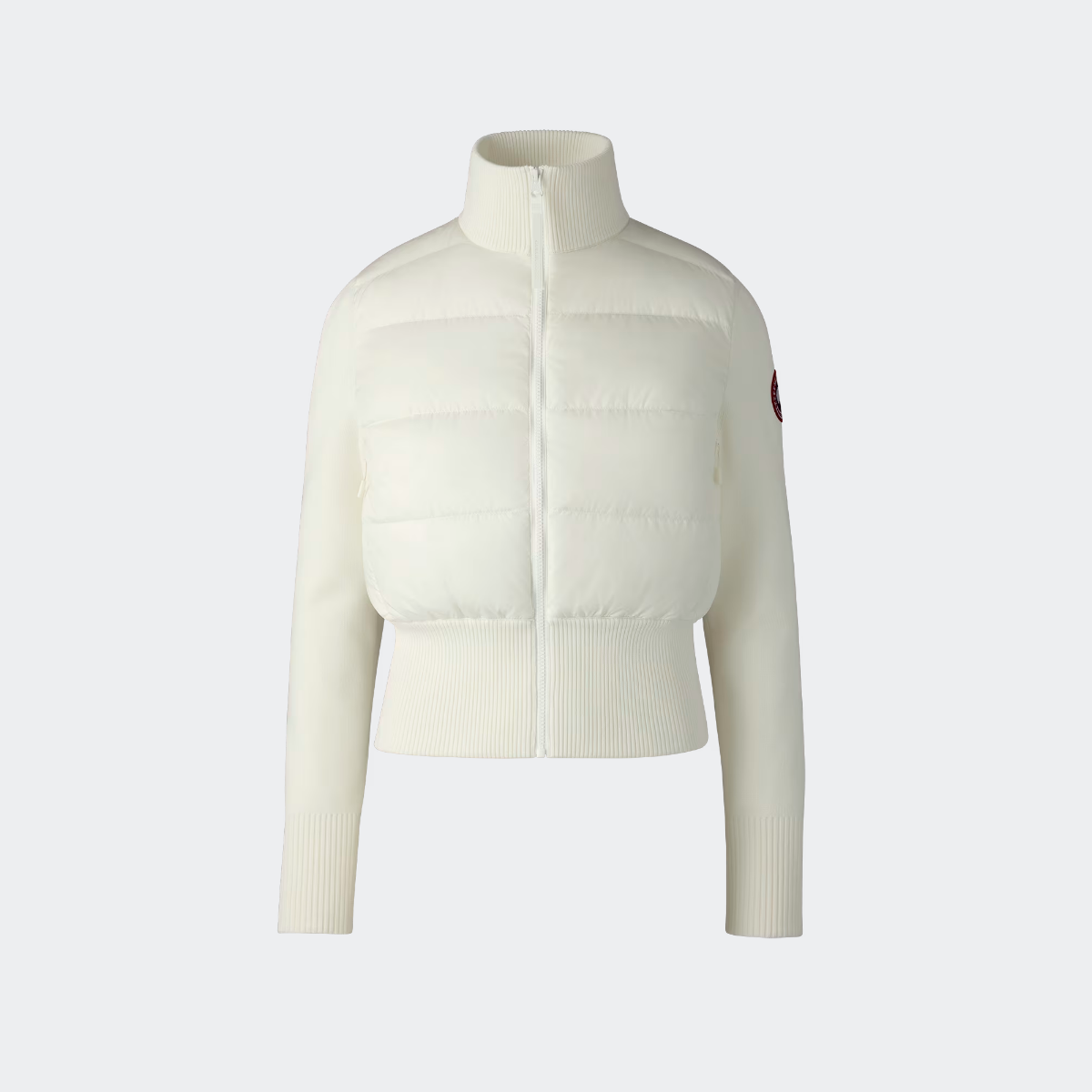 Canada Goose Veste large en maille matelasse HyBridge Femmes Cottongrass G 850$