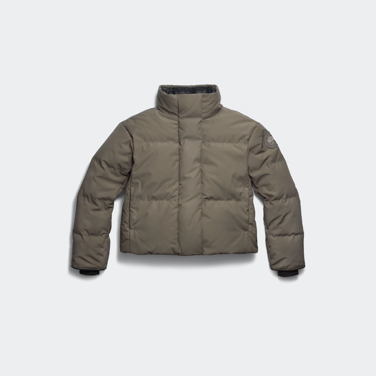 Canada Goose Veste courte Grandview Tonal Disc Femmes Taupe Grey G 1095$