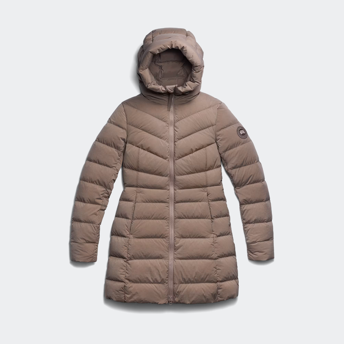 Canada Goose Manteau Clair Tonal Disc Femmes Taupe Grey TTG 1095$