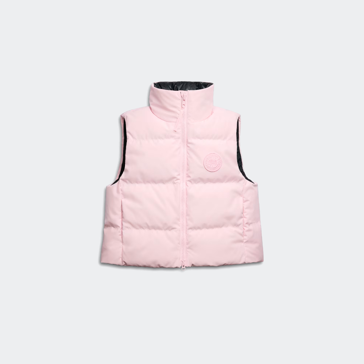 Canada Goose Veste sans manches courte Grandview Tonal Disc Femmes Bloom Pink TG 695 €