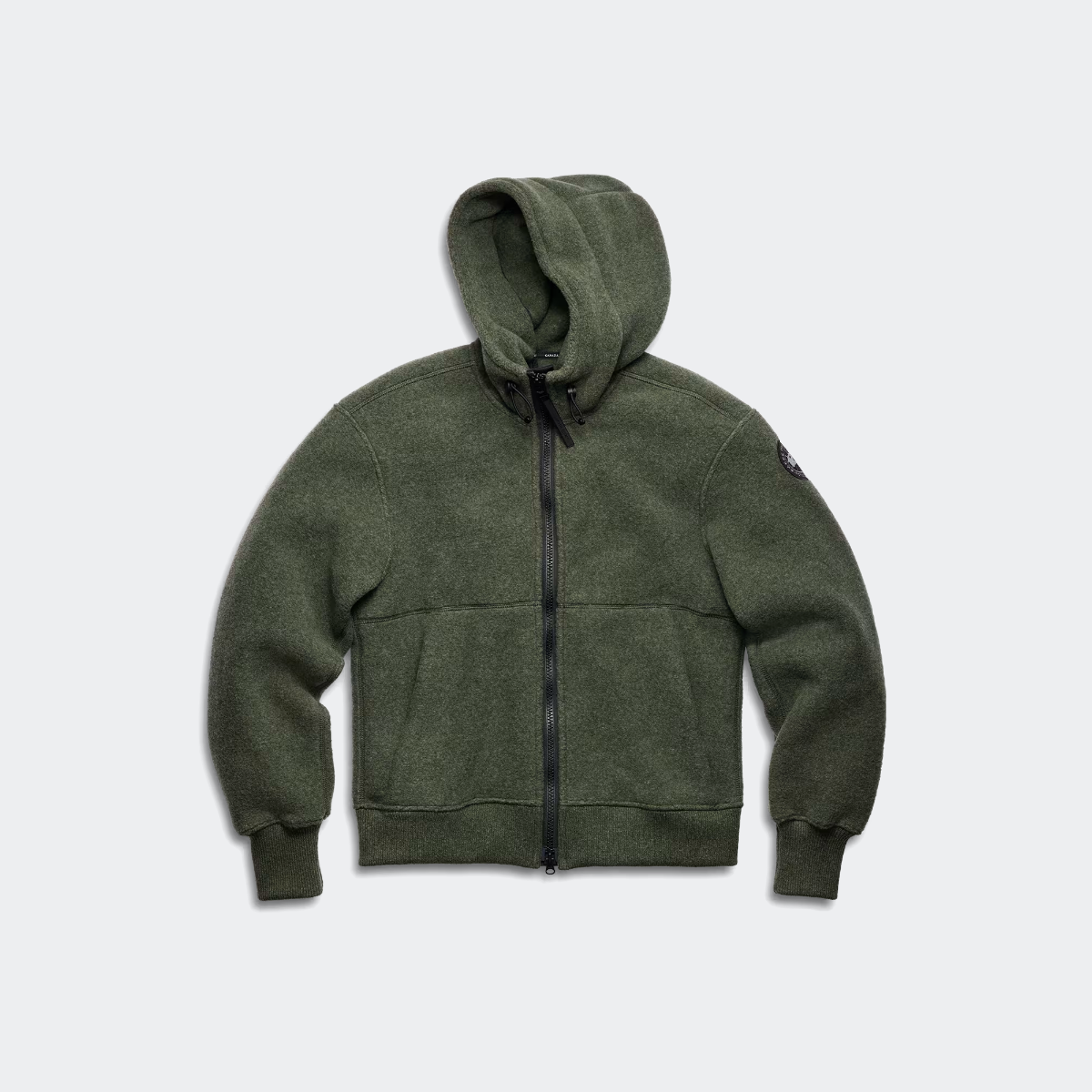 Canada Goose Blouson aviateur en polaire Chilliwack Black Disc Hommes Moss Khaki TG 750 €