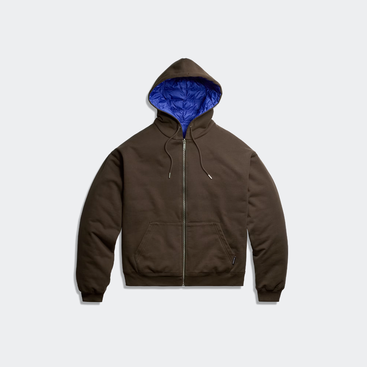 Canada Goose Veste capuche rversible Fuse Hommes Bistro BrownAzurite Blue TG 950$