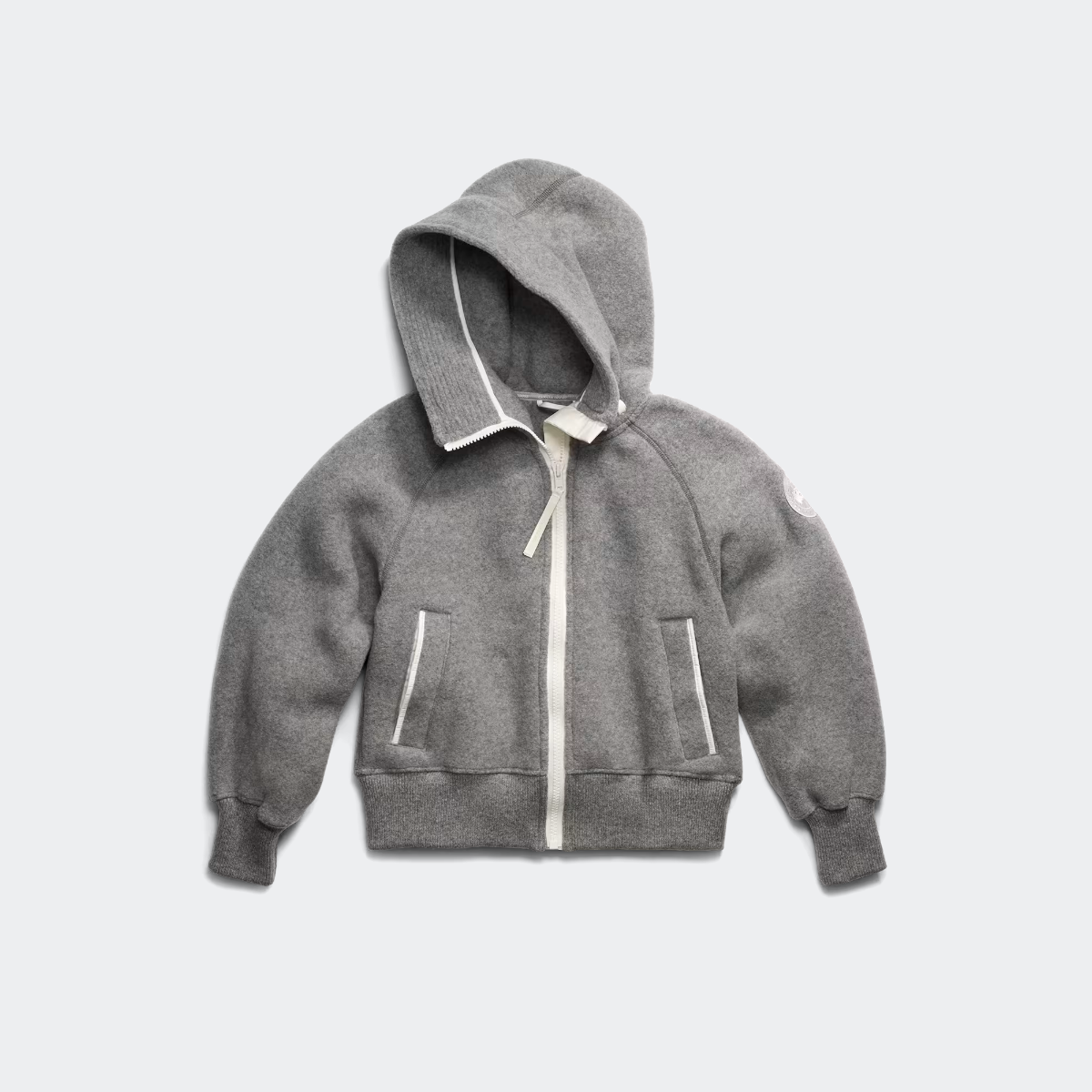 Canada Goose Blouson aviateur en polaire Chilliwack White Disc Femmes Greige G 750 €