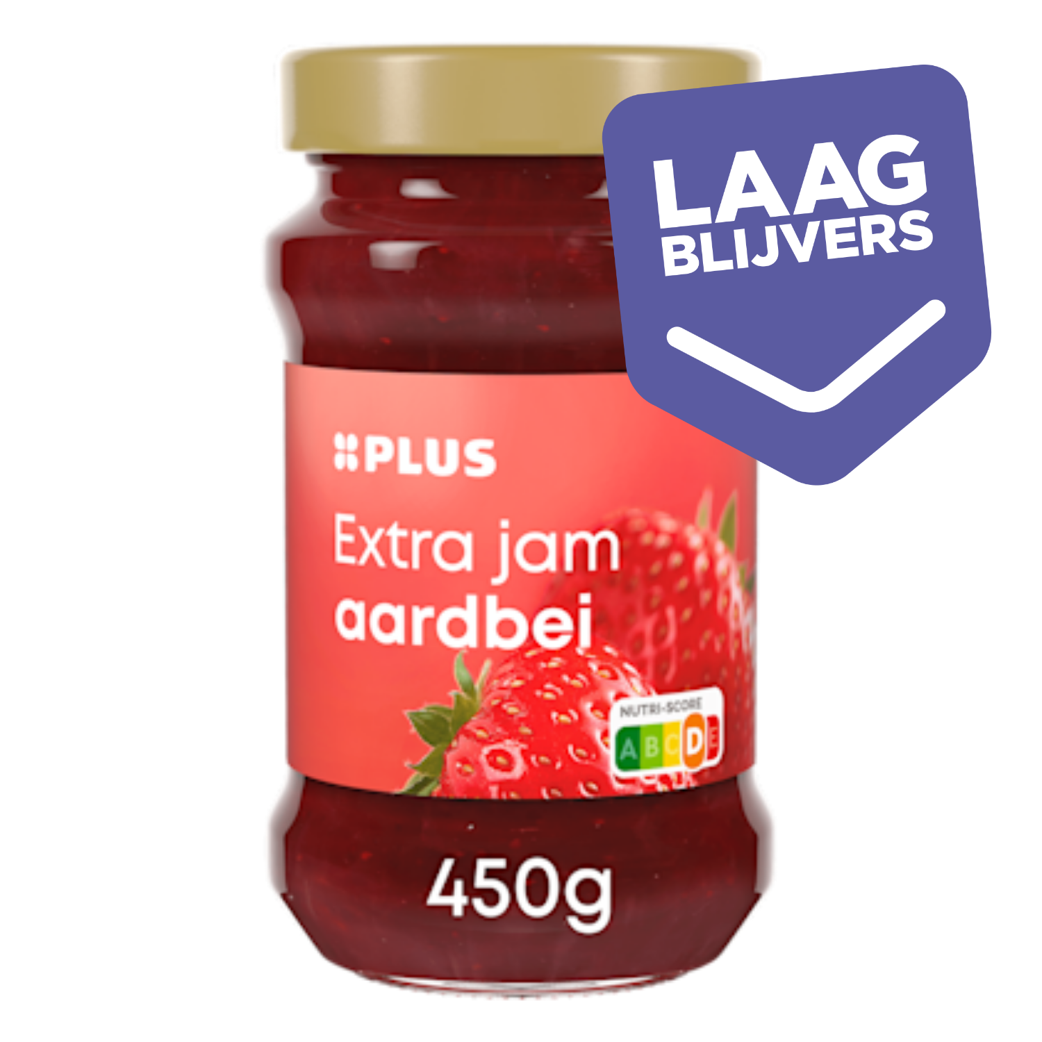 PLUS Extra aardbeienjam