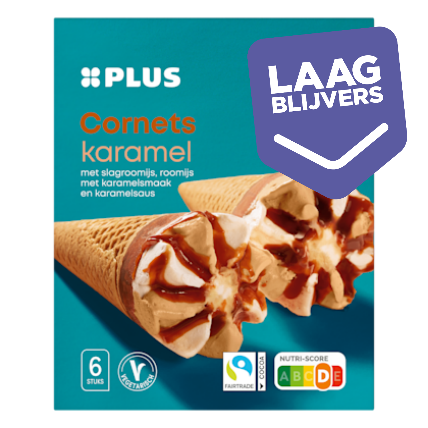 PLUS Cornets karamel
