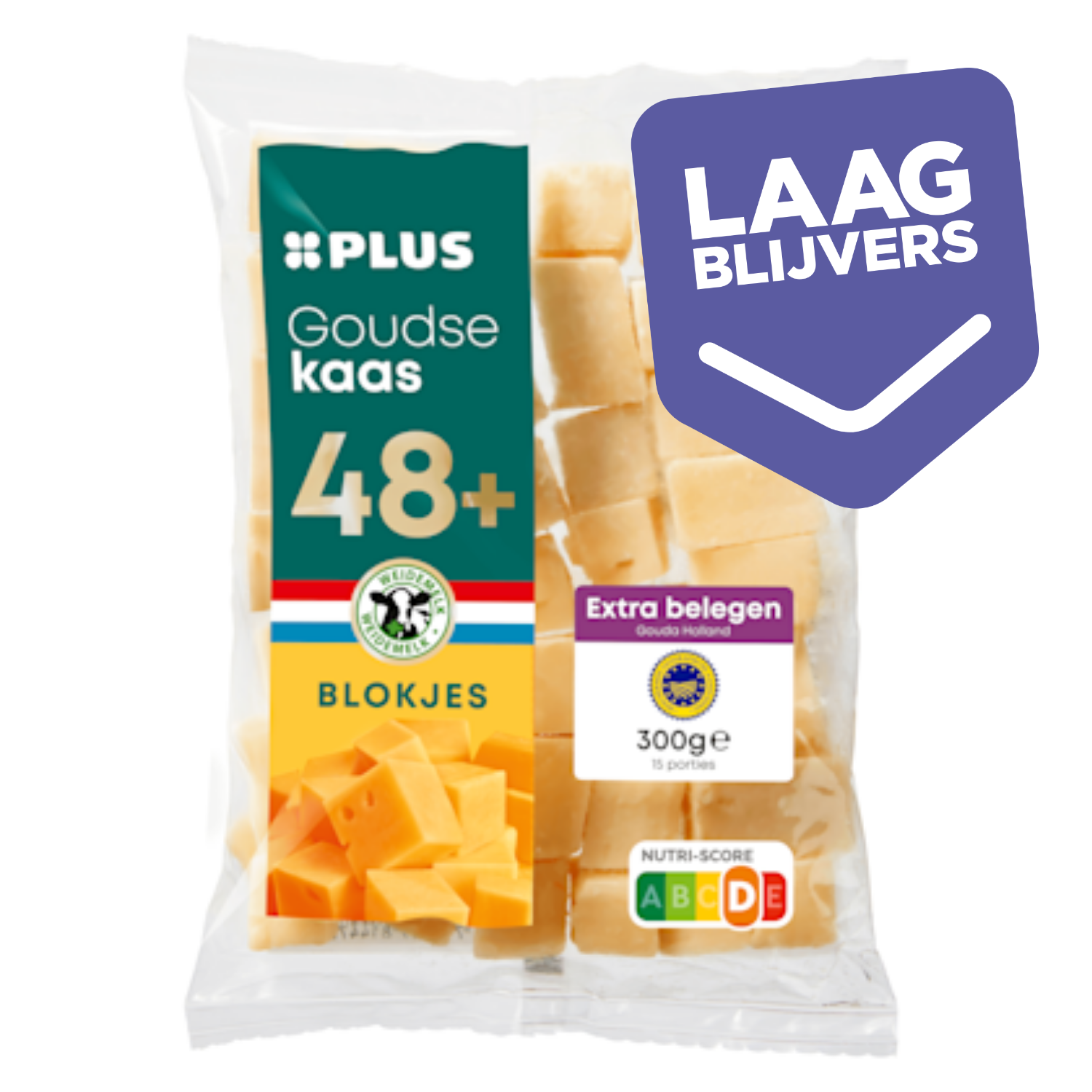 PLUS Goudse Extra Belegen 48+ blokjes