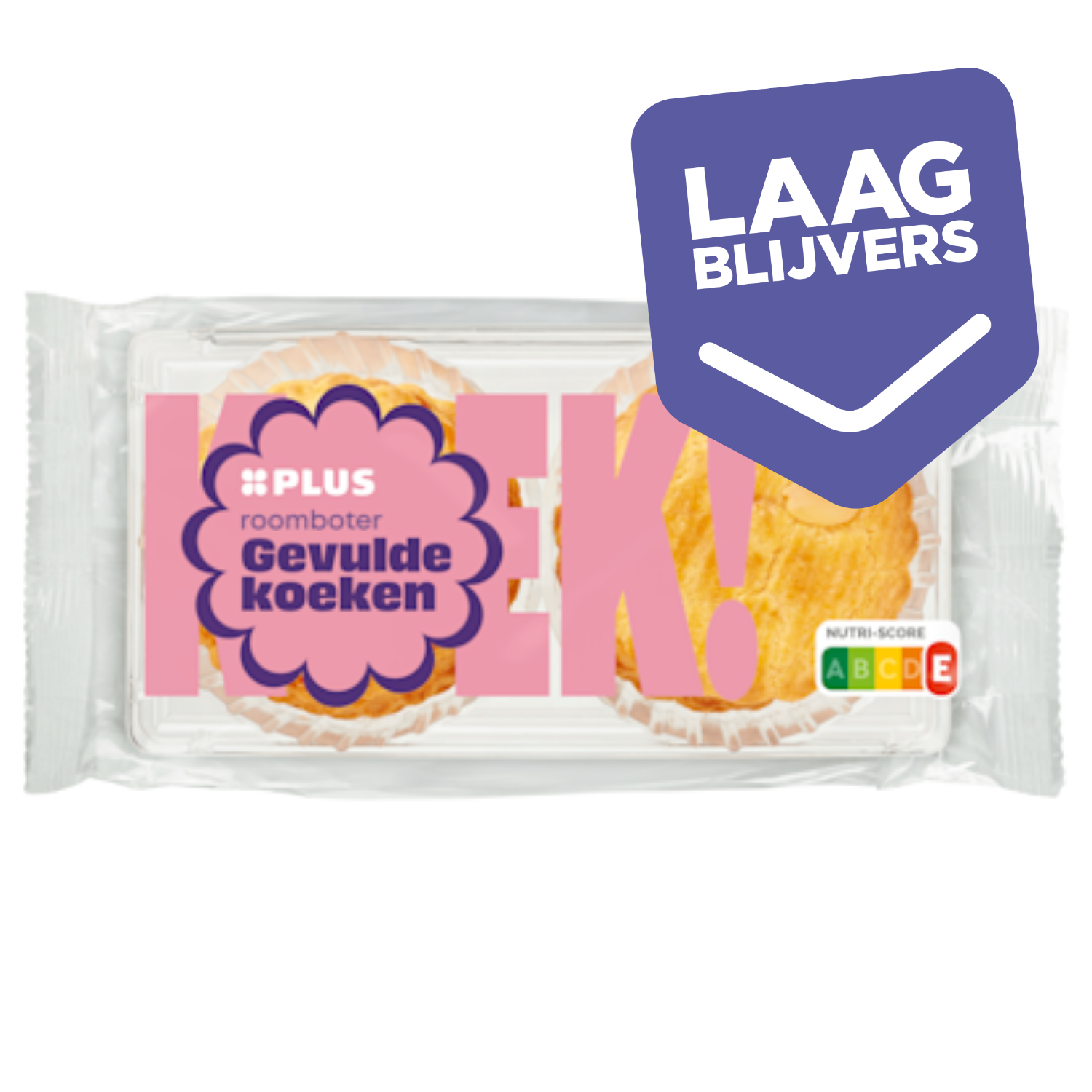 PLUS Roomboter gevulde koeken 8st