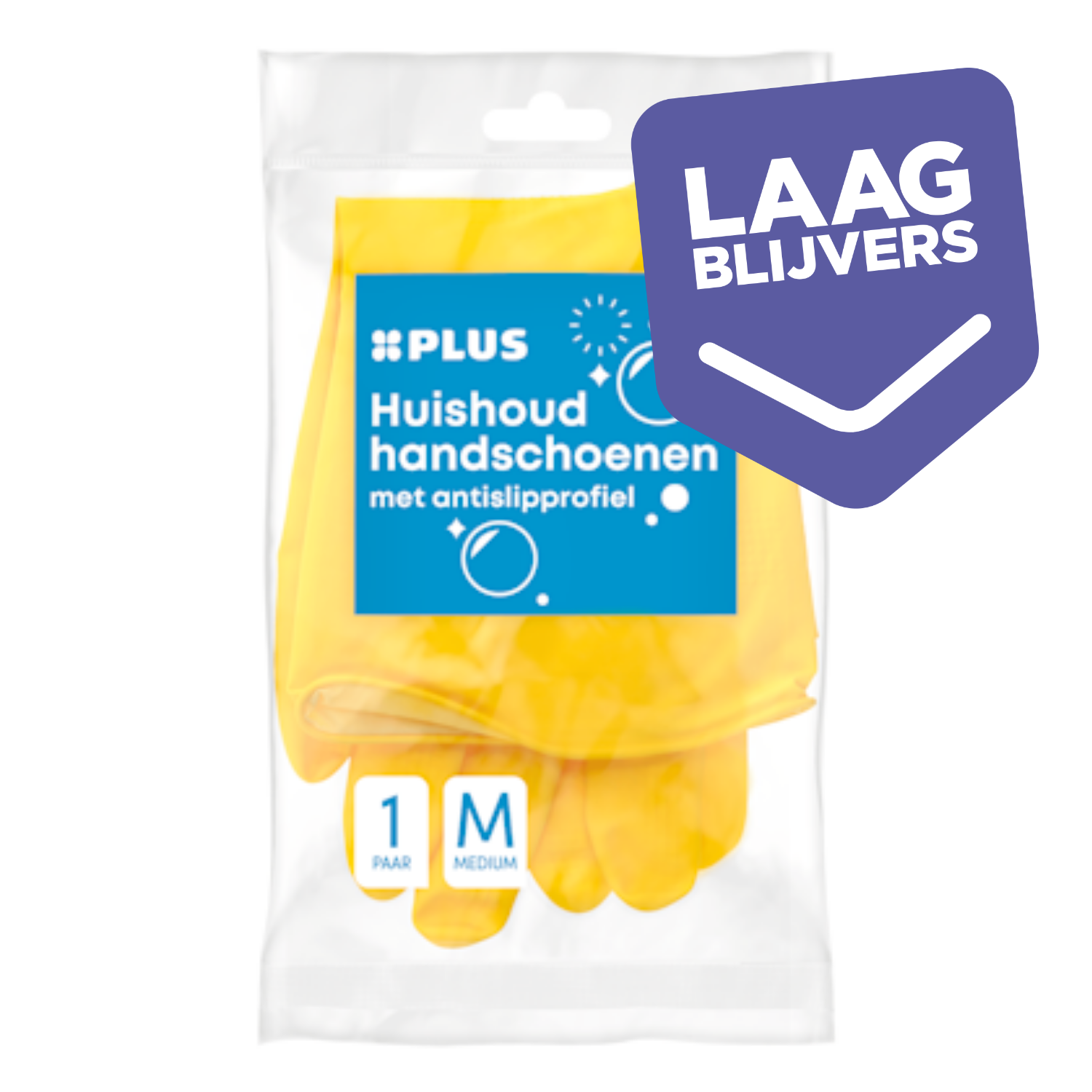 PLUS Huishoudhandschoenen medium