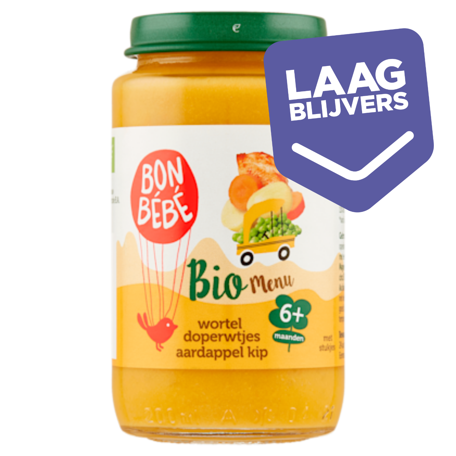Bonbebe Bio M0616 wortel doperwtjes aardappel