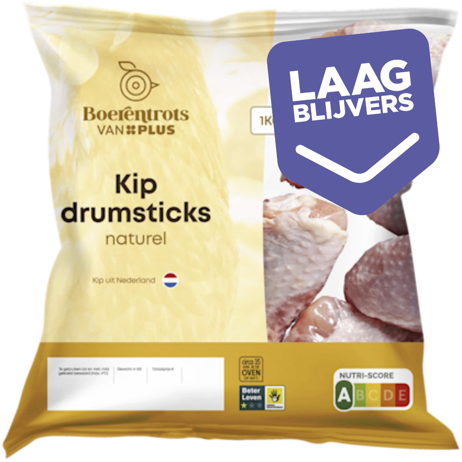 PLUS Boerentrots Kipdrumsticks naturel VDV