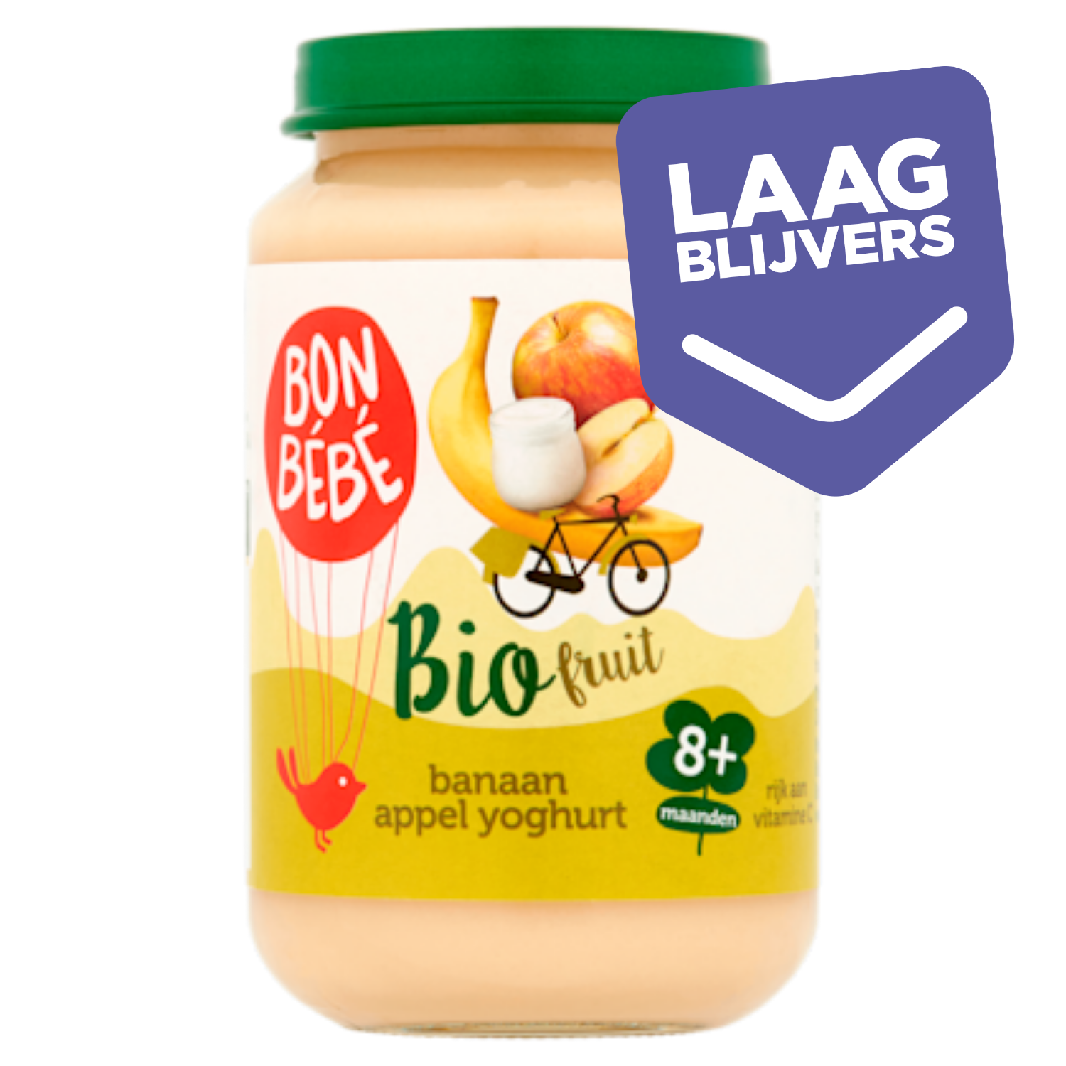 Bonbebe Bio F0806 banaan appel yoghurt