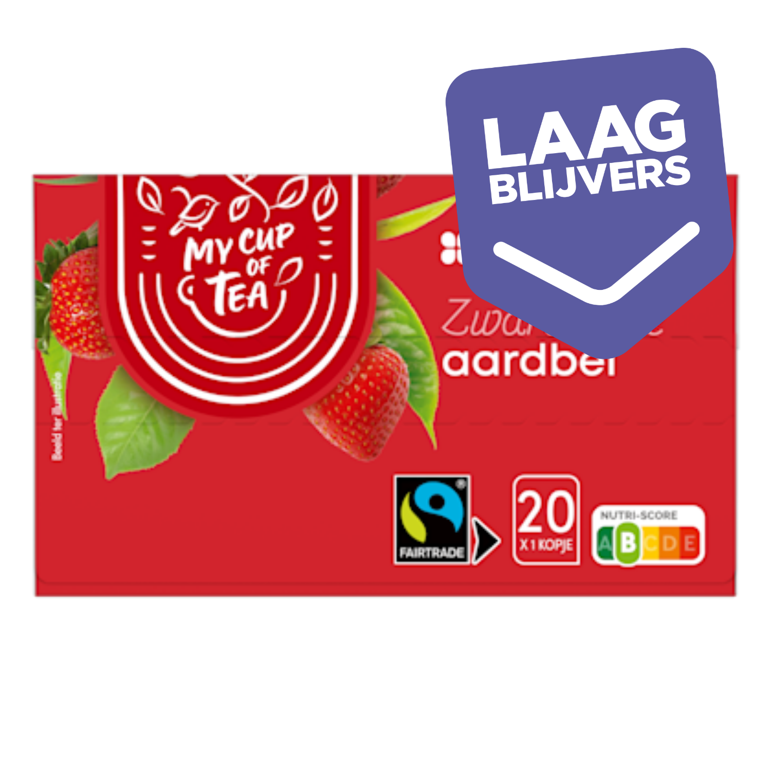 PLUS Thee Aardbei Fairtrade
