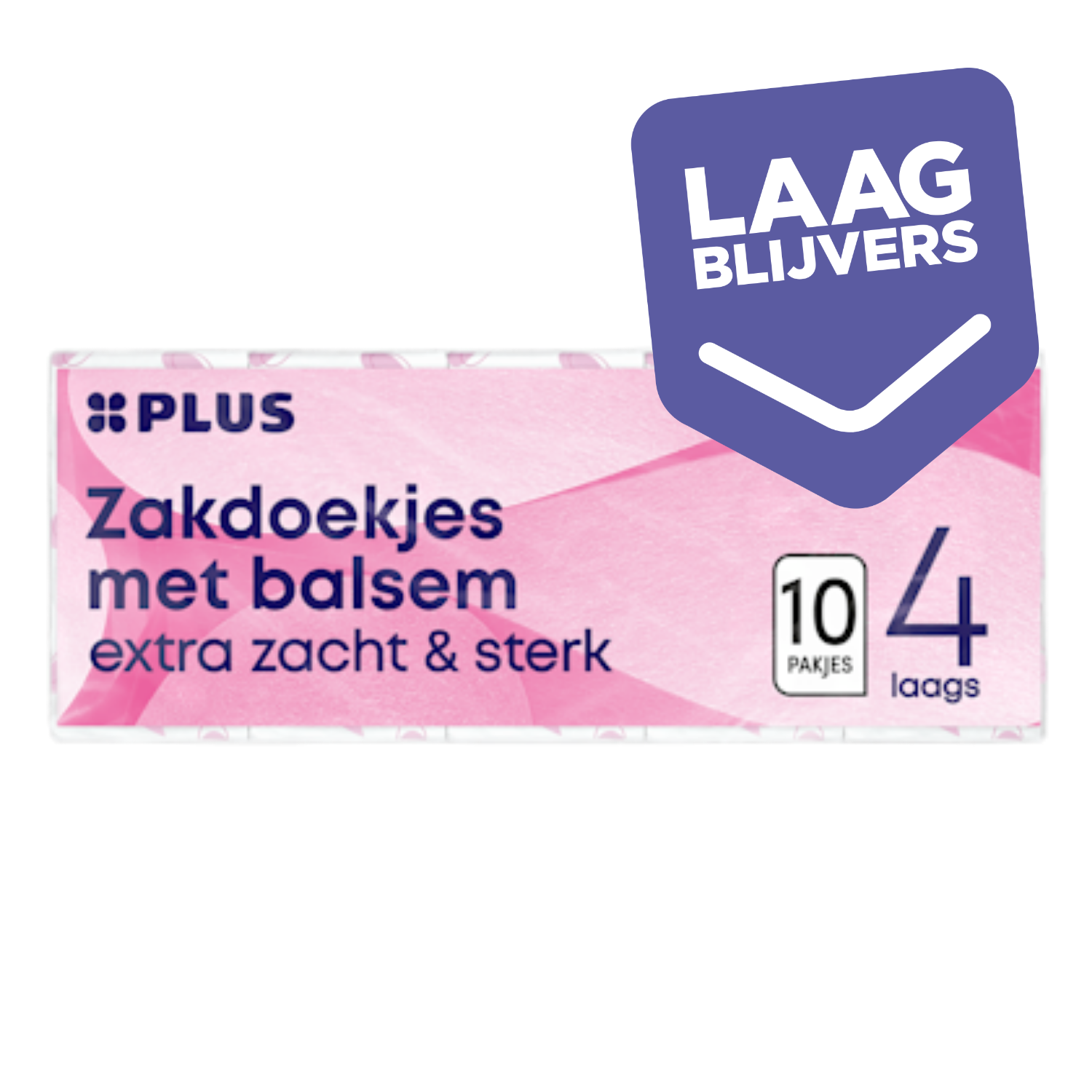 PLUS Zakdoekjes lotion 4 laags 10x