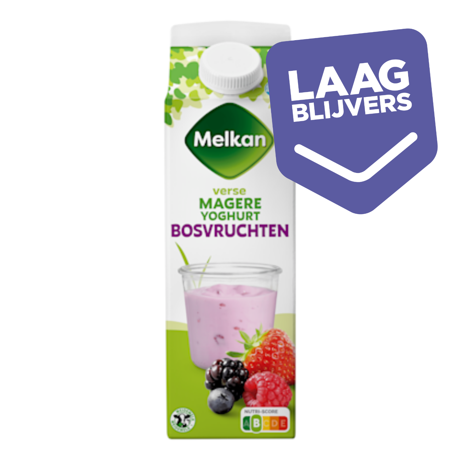 Melkan Magere vruchtenyoghurt bosvruchten