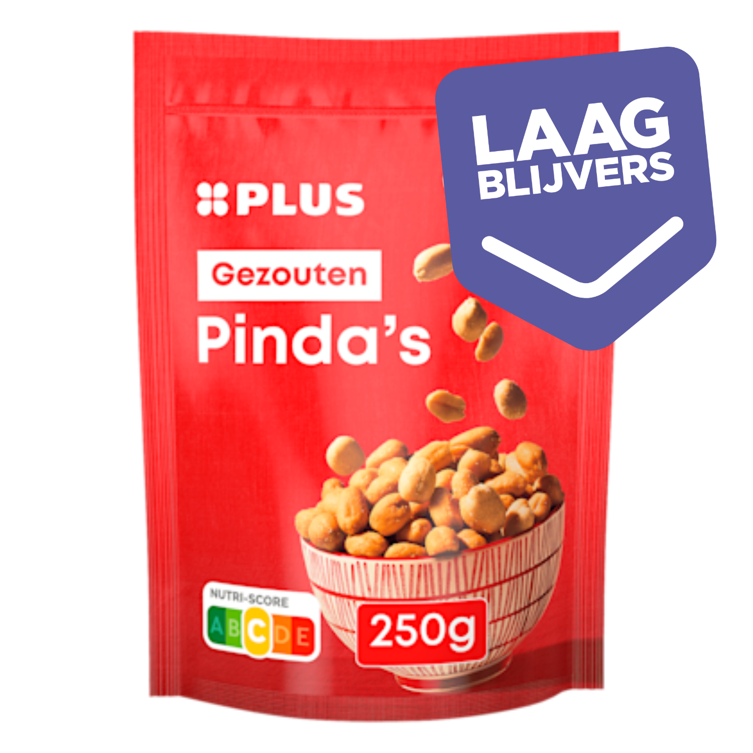 PLUS Pinda's gezouten 250 gram