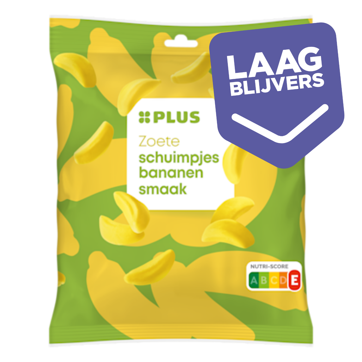 PLUS Snoep Banana Schuim