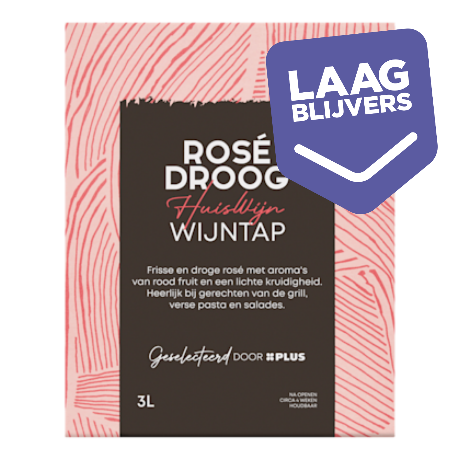 PLUS Huiswijn Rosé droog wijntap