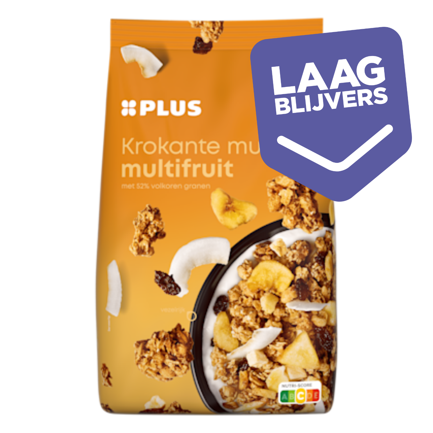 PLUS Krokante muesli multifruit