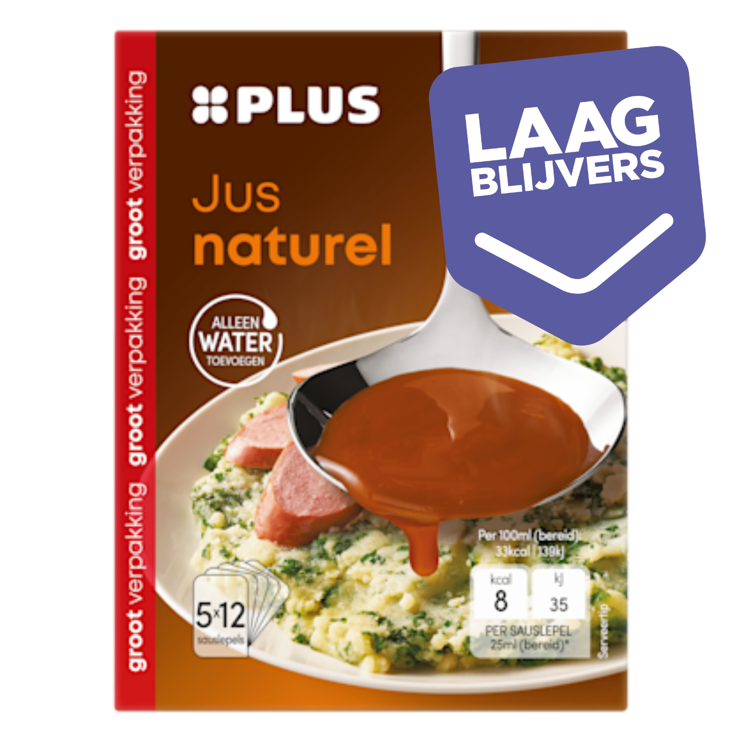 PLUS Jus naturel 5-pack