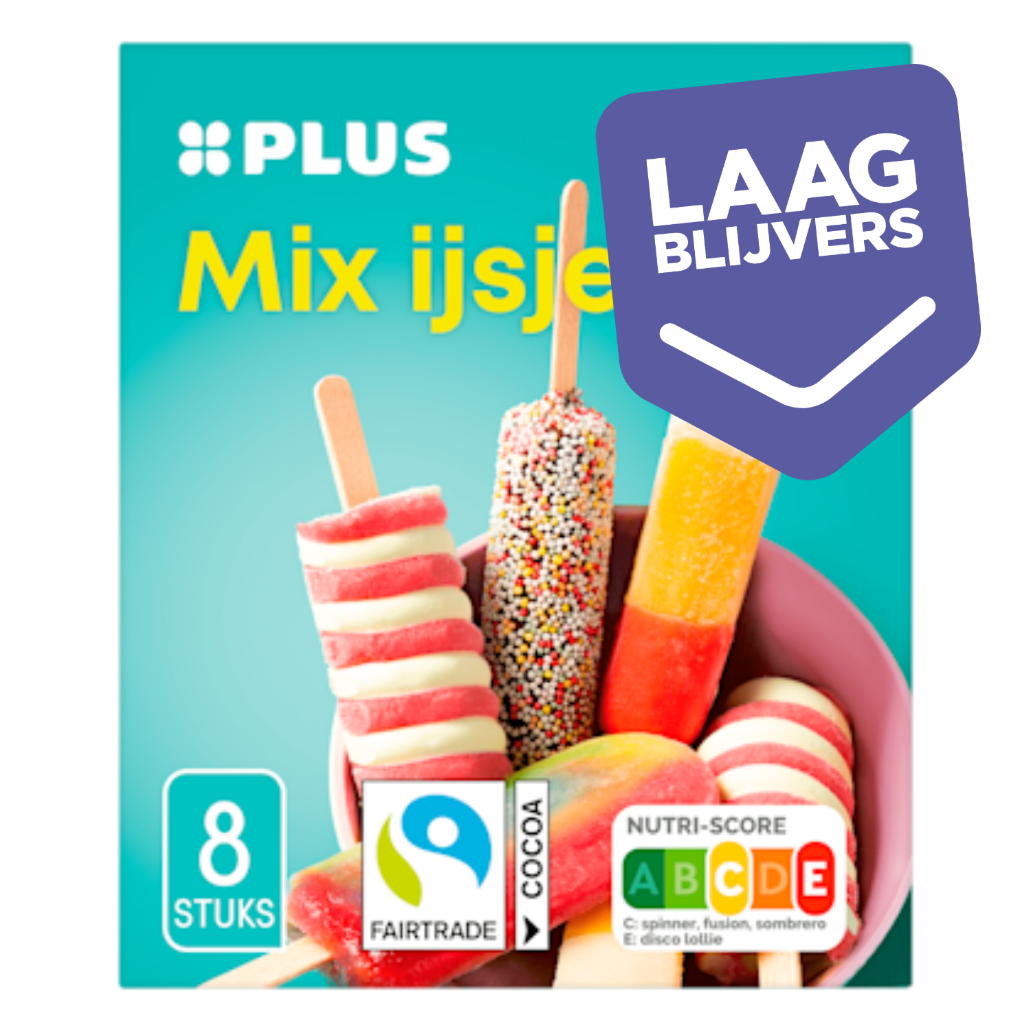 PLUS Mix-pack waterijsjes en roomijsjes
