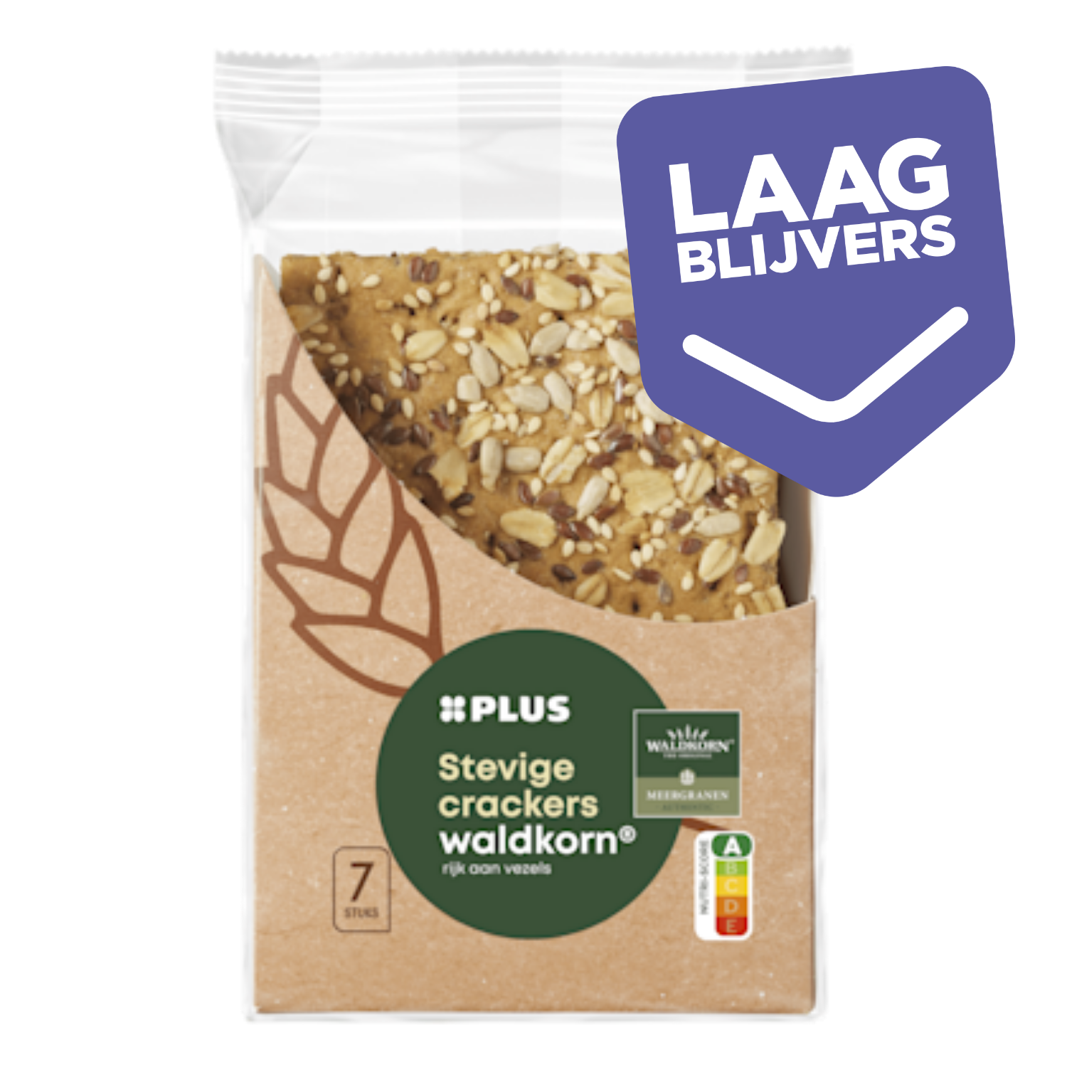 PLUS Stevige Crackers Waldkorn