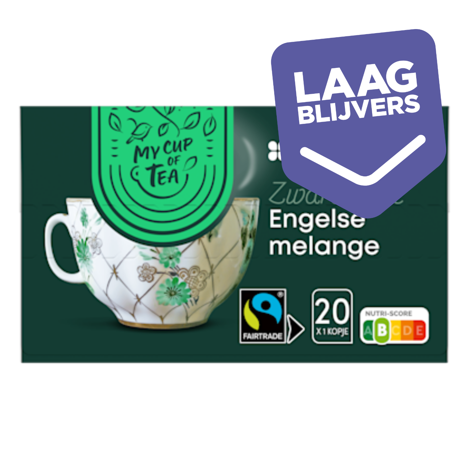 PLUS Thee Engelse Melange 1-Kop 2 Fairtrade