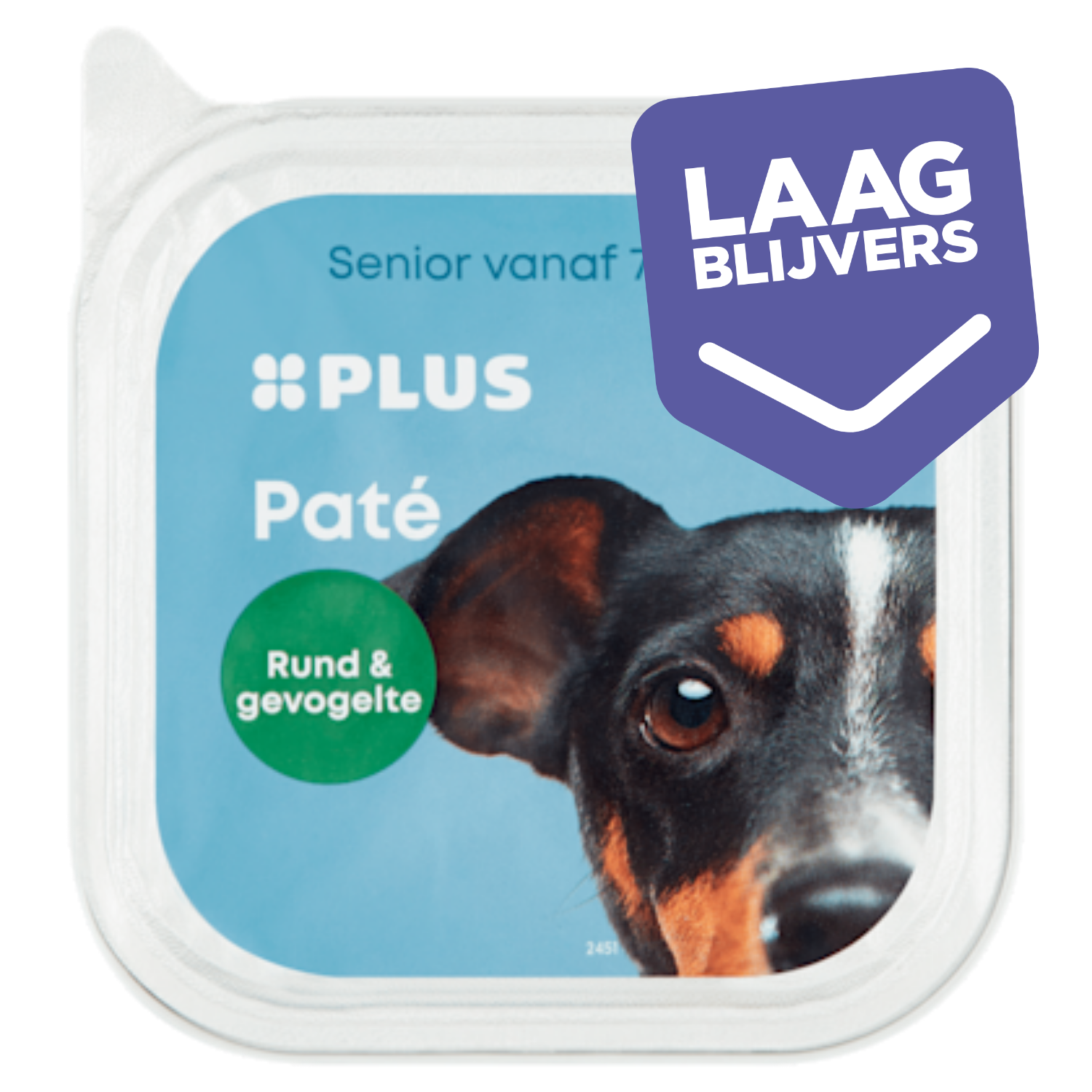PLUS Honden paté Rund & gevogelte
