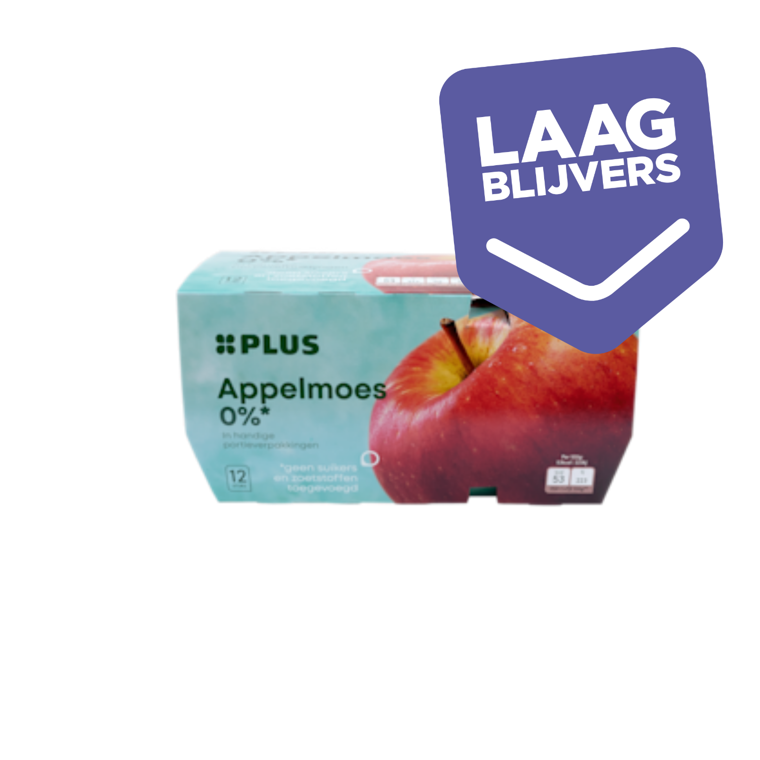 PLUS Appelmoes cups 0%