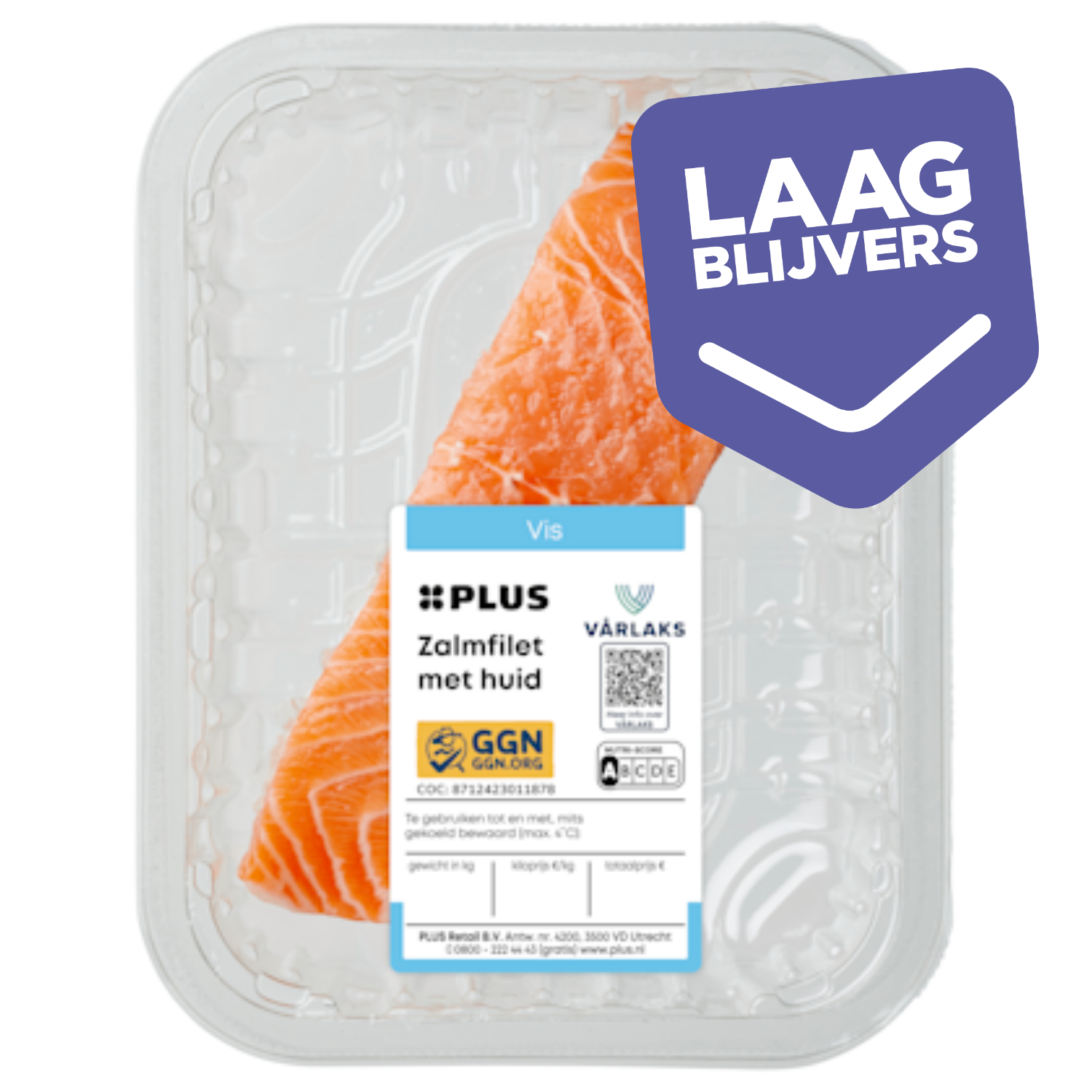 PLUS Zalmfilet met huid