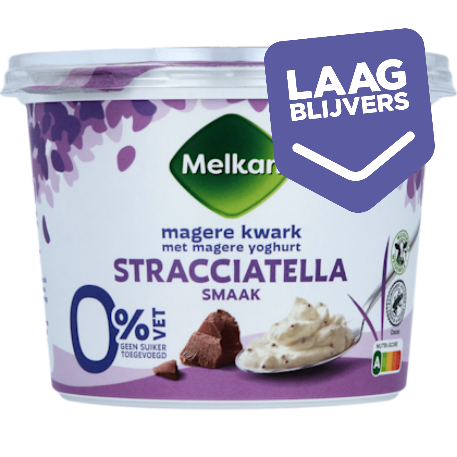 Melkan Kwark magere stracciatella