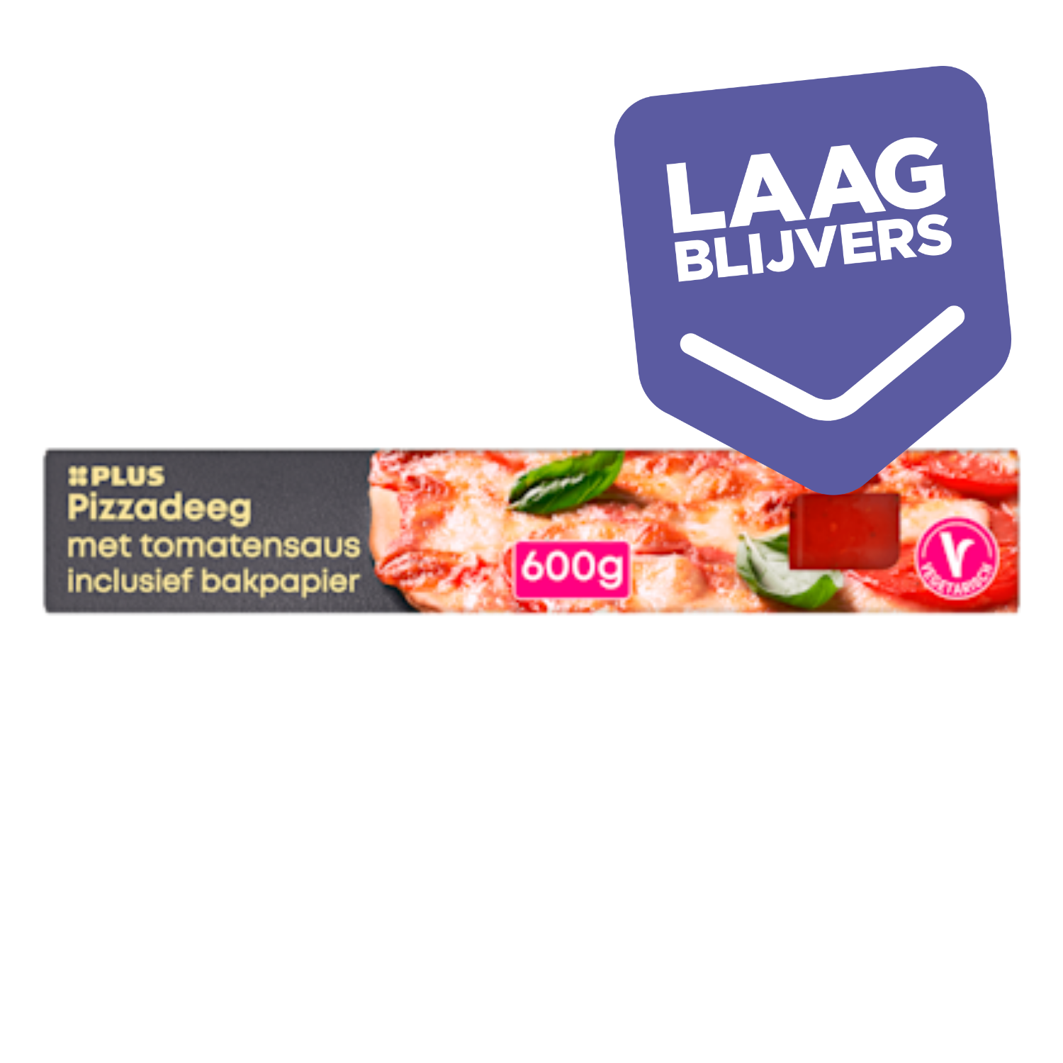 PLUS Pizzadeeg met saus