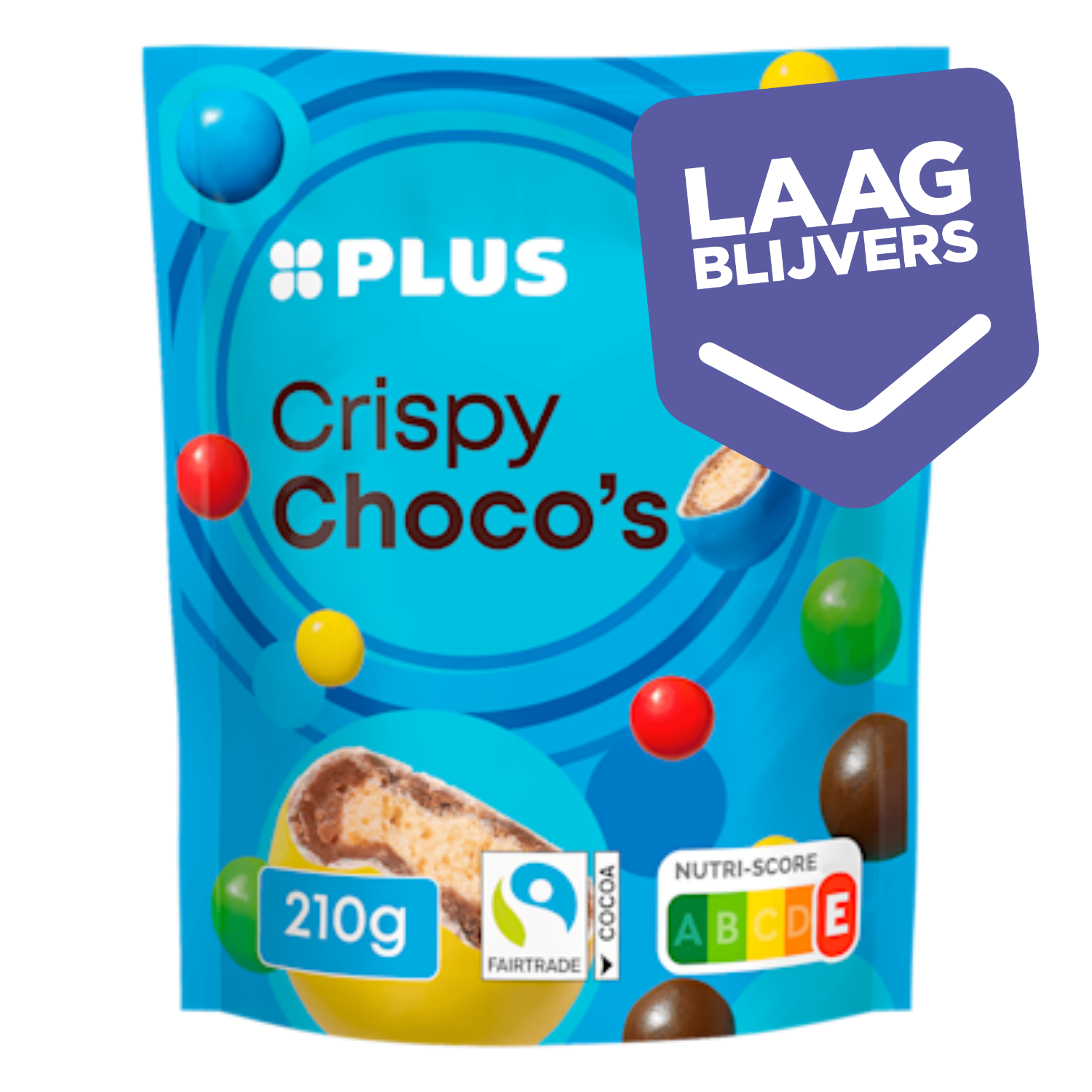PLUS Choco's crispy Fairtrade