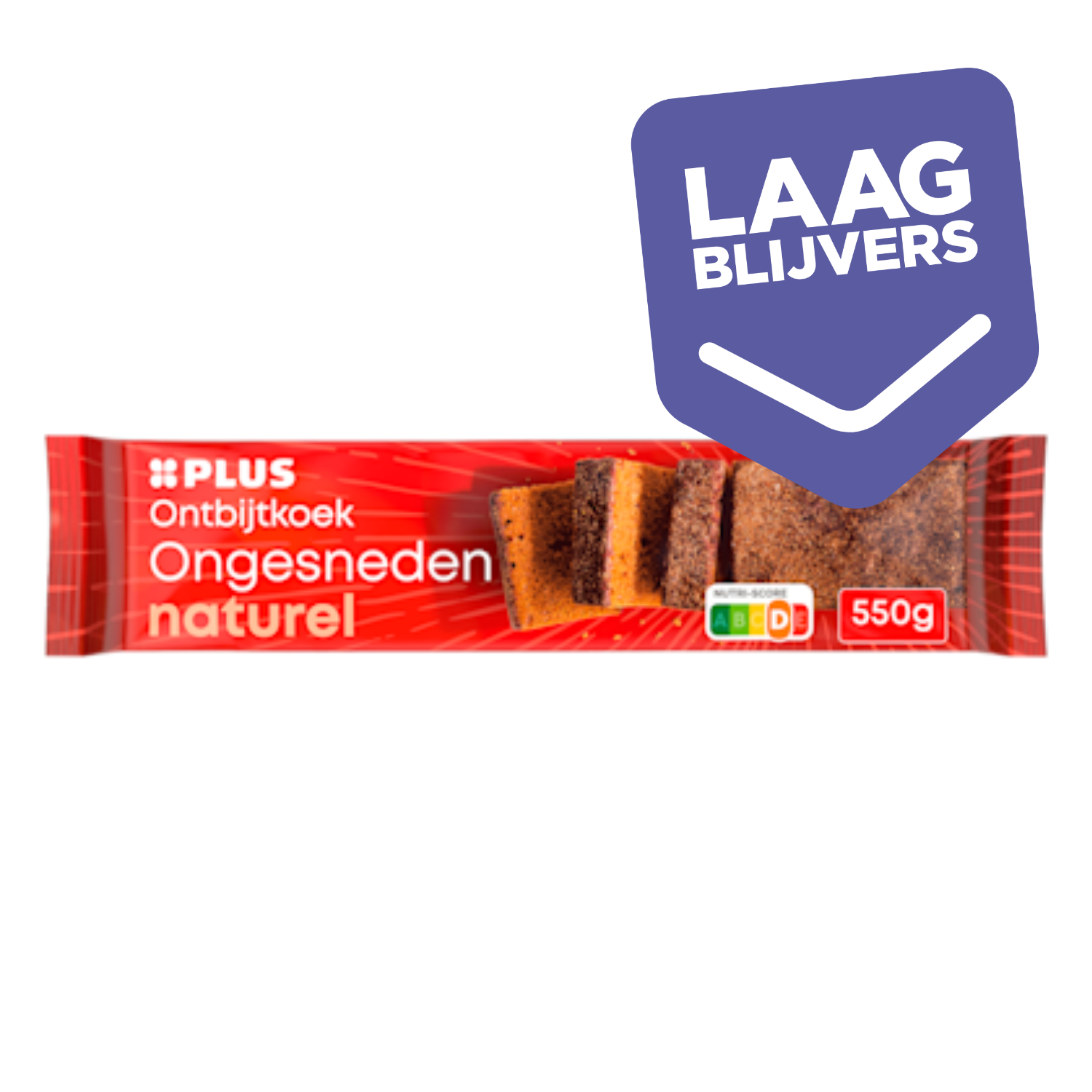 PLUS Ontbijtkoek Naturel ongesneden