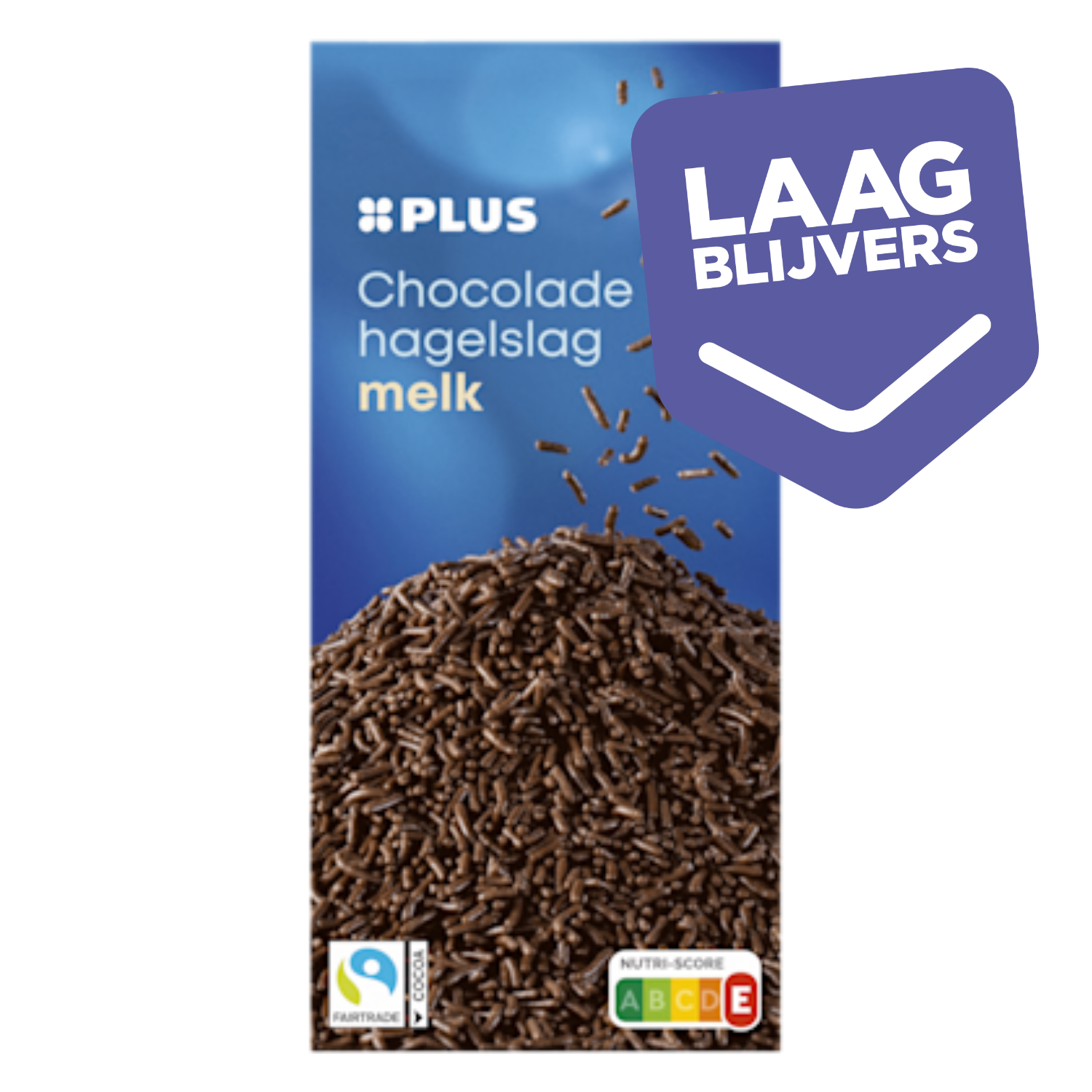 PLUS Chocoladehagel melk Fairtrade