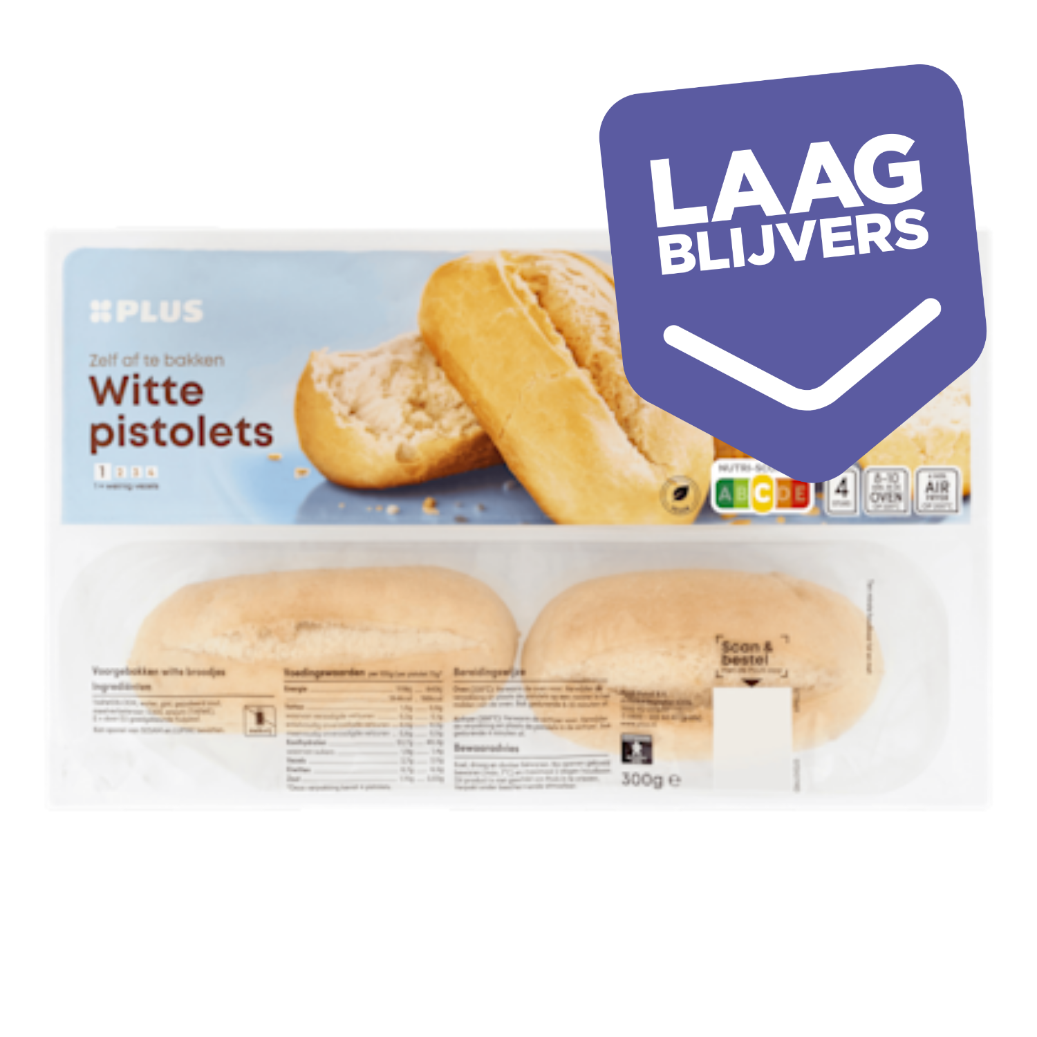 PLUS Pistolets wit