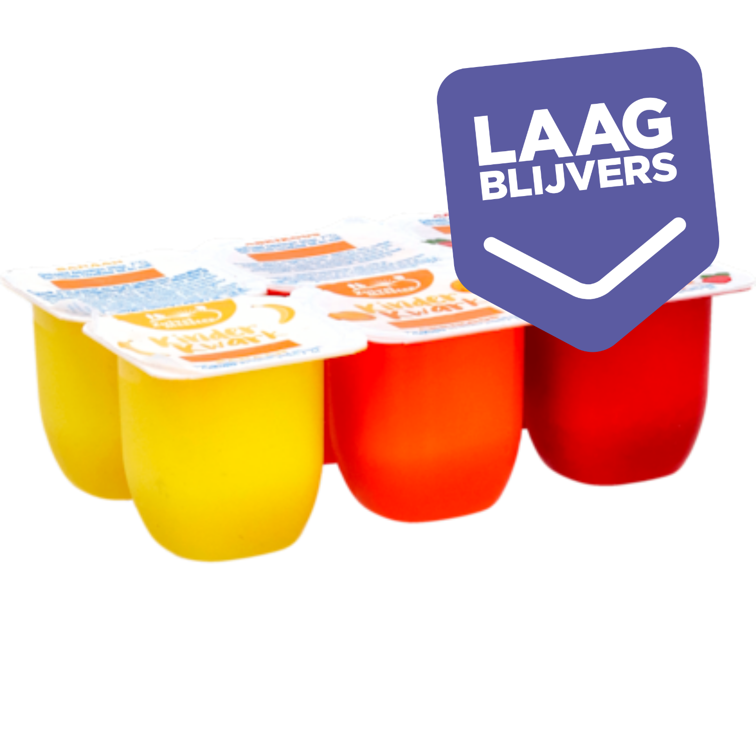 Zuivelmeester kinderkwark fruit 6x50g
