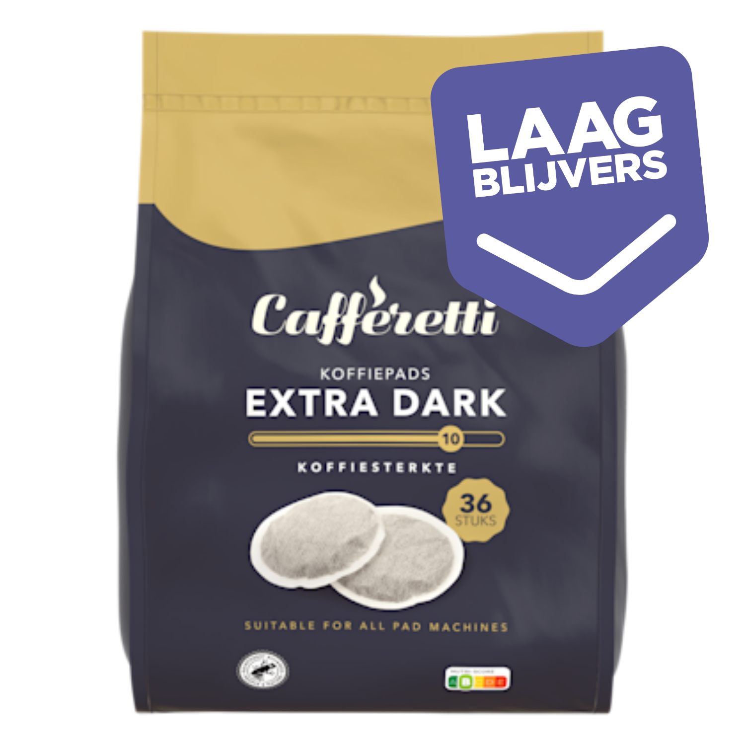 Caffèretti Koffiepads extra dark