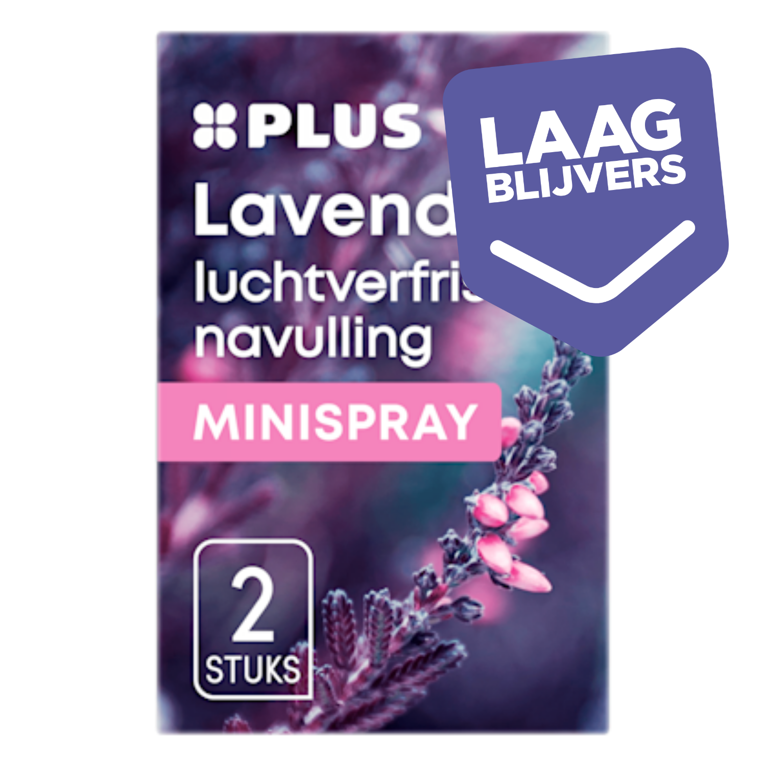 PLUS Luchtverfrisser minispray lavendel nav