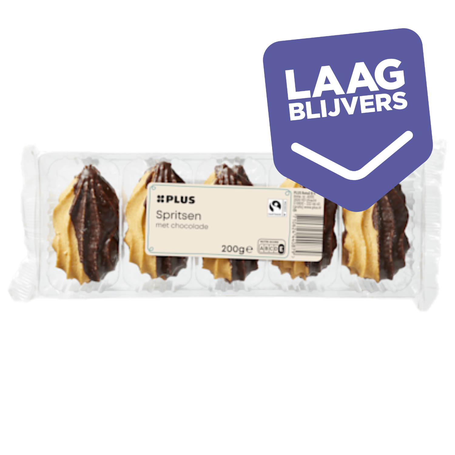 PLUS Chocolade sprits Fairtrade