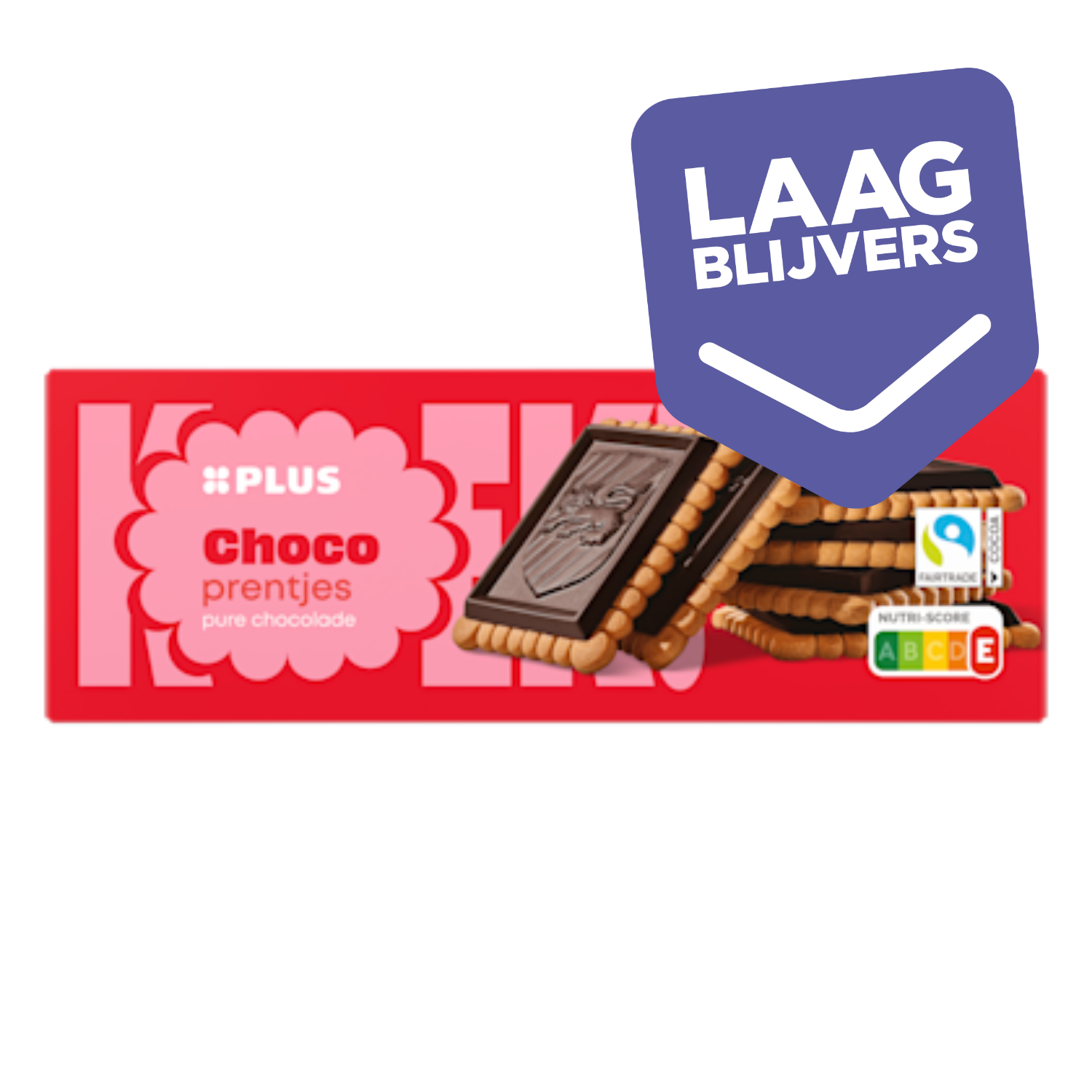 PLUS Chocoprentjes puur Fairtrade