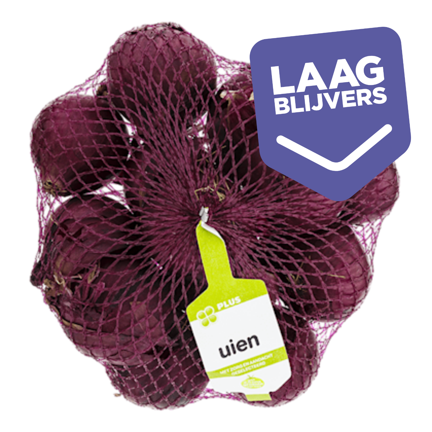PLUS Rode uien