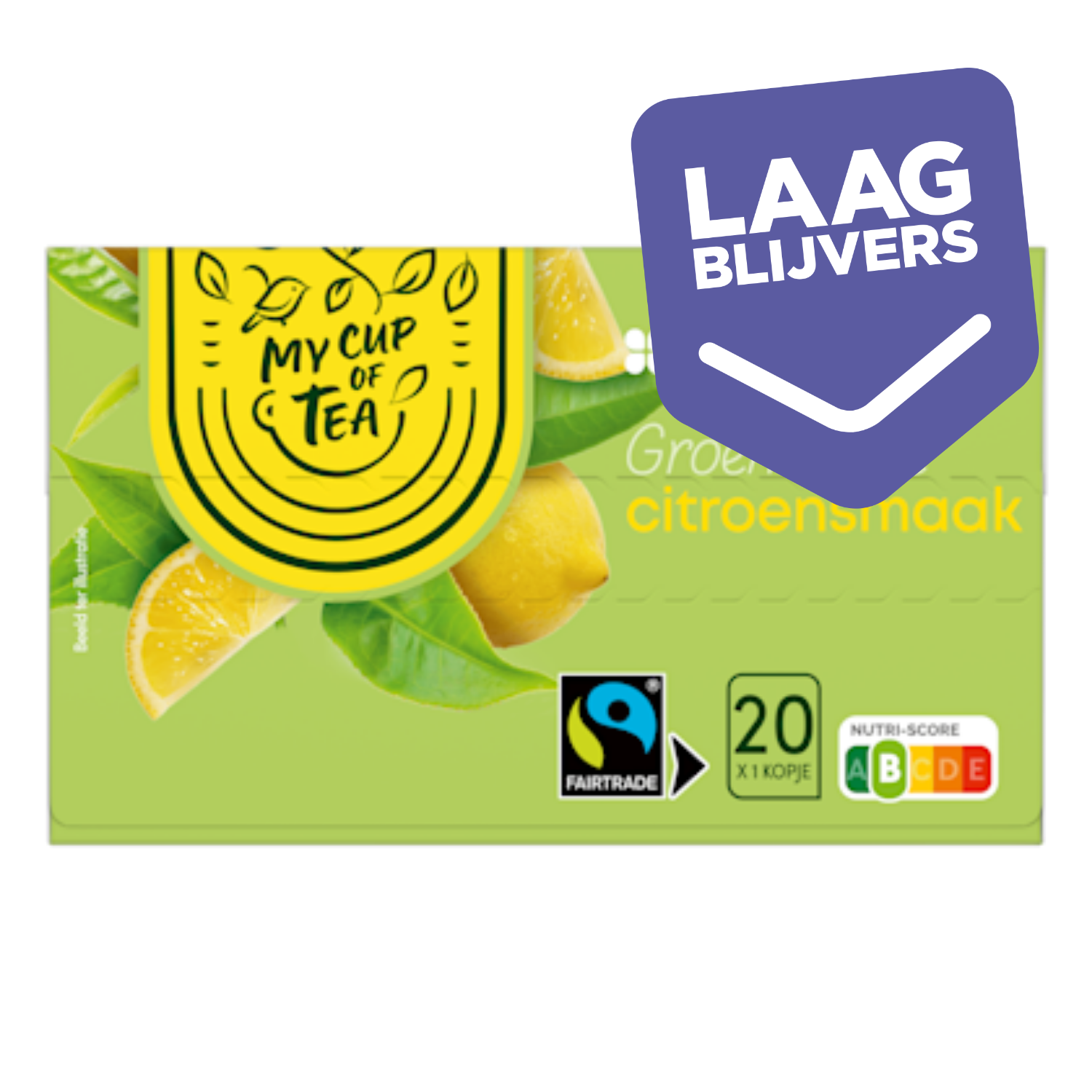 PLUS Groene Thee Citroen Fairtrade