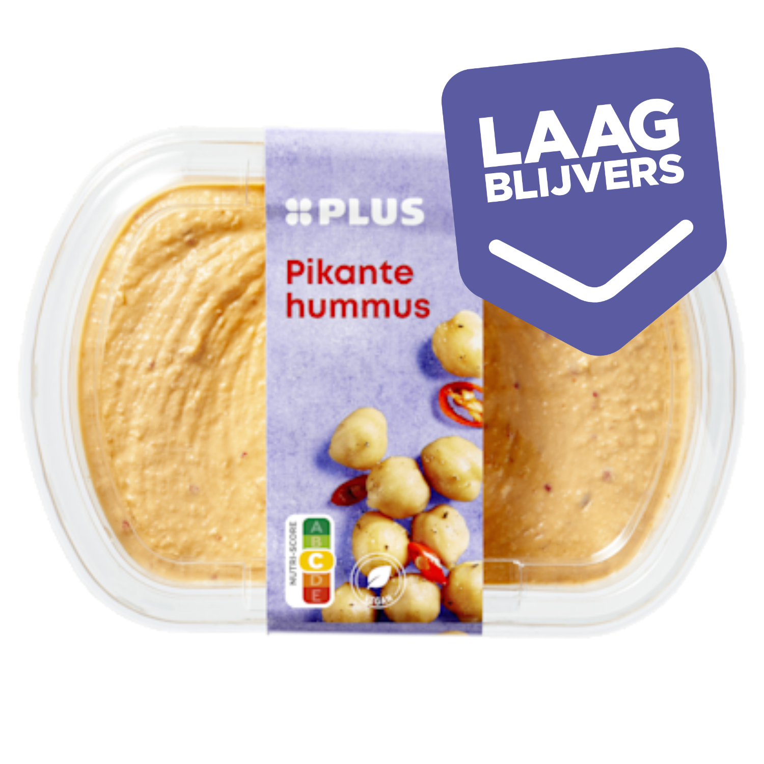 PLUS Hummus pikant