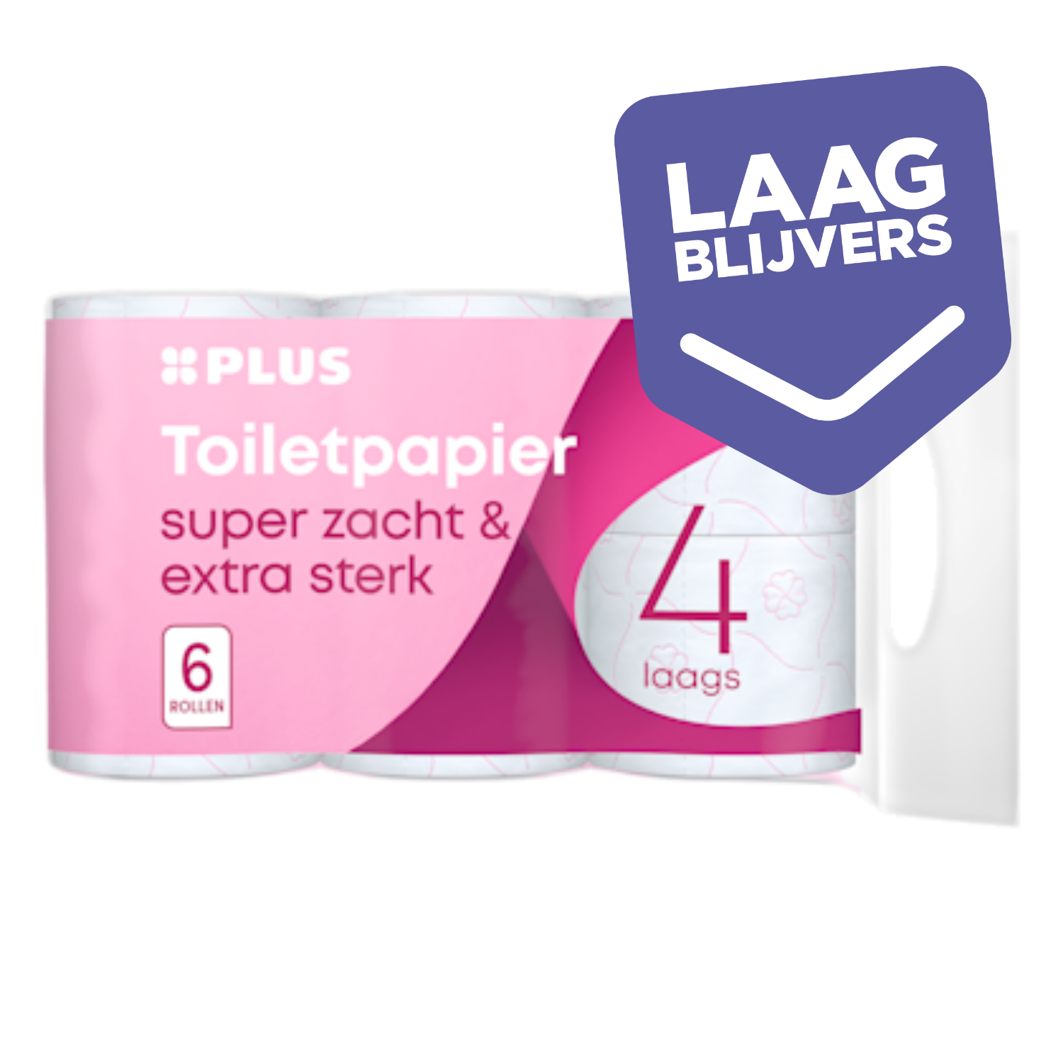 PLUS Toiletpapier 4-laags