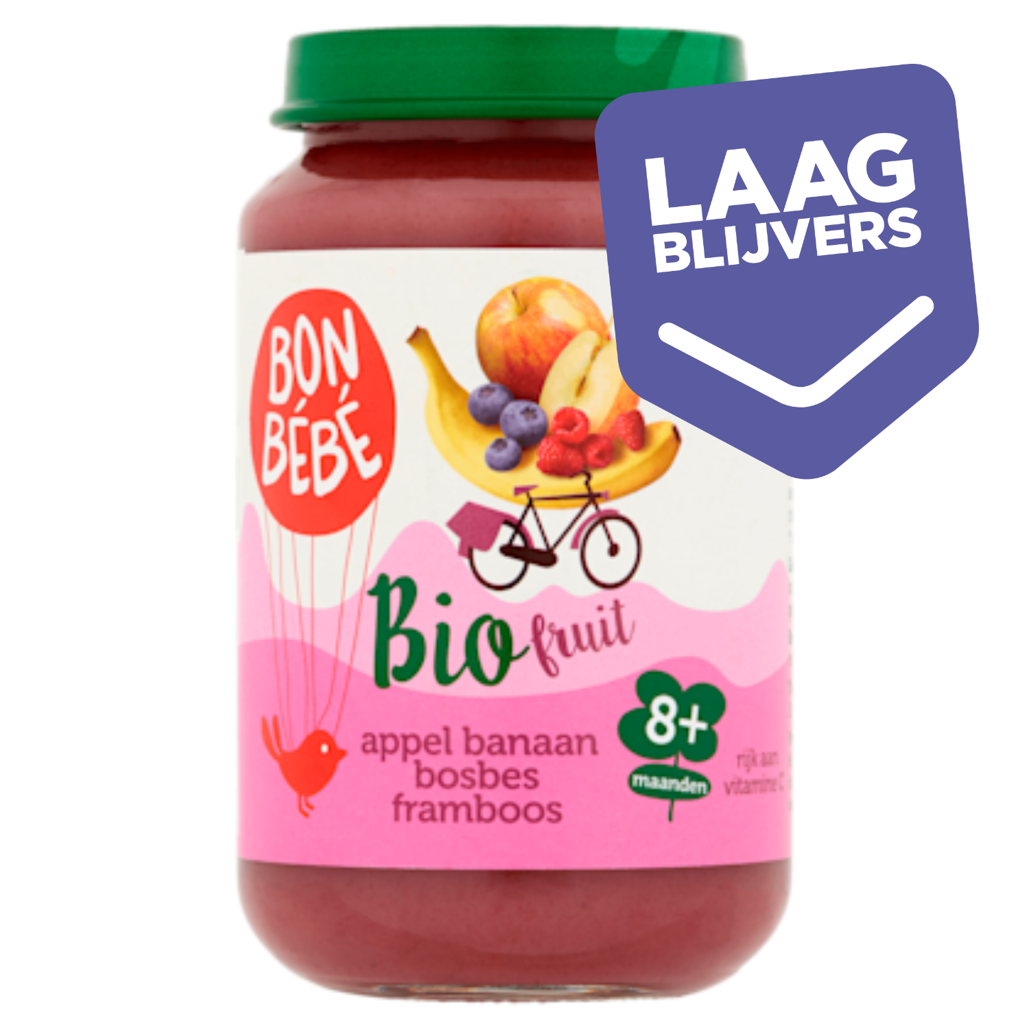 Bonbebe Bio 8mF0803 appel banaan bosbes framb