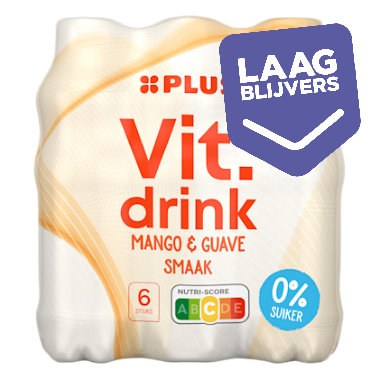 PLUS Vitamin drink mango & guave 0%