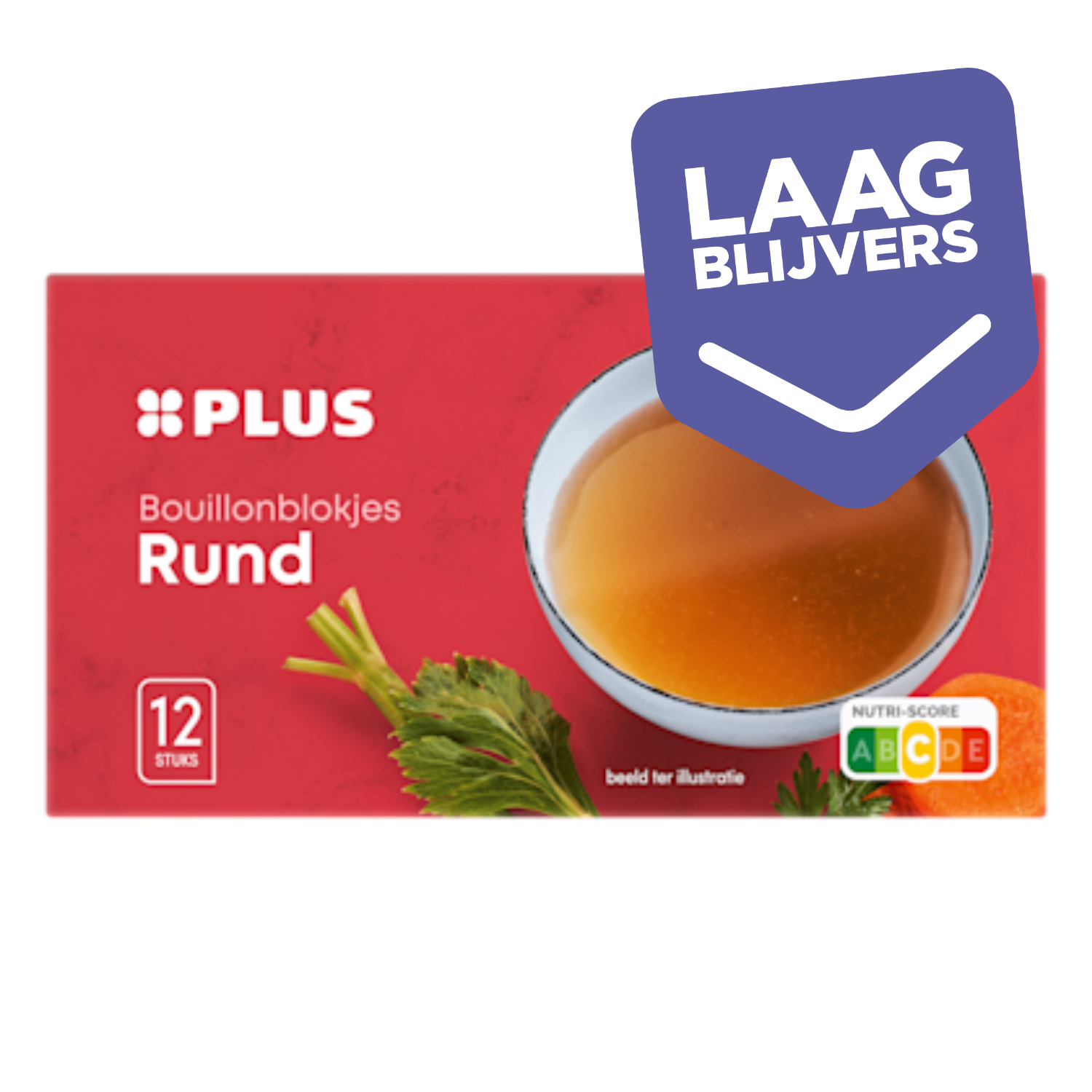 PLUS Bouillonblokjes rund