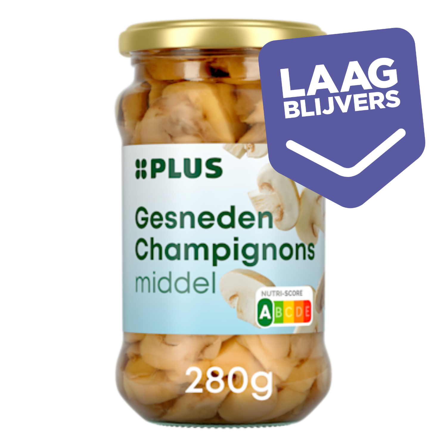 PLUS Gesneden champignons